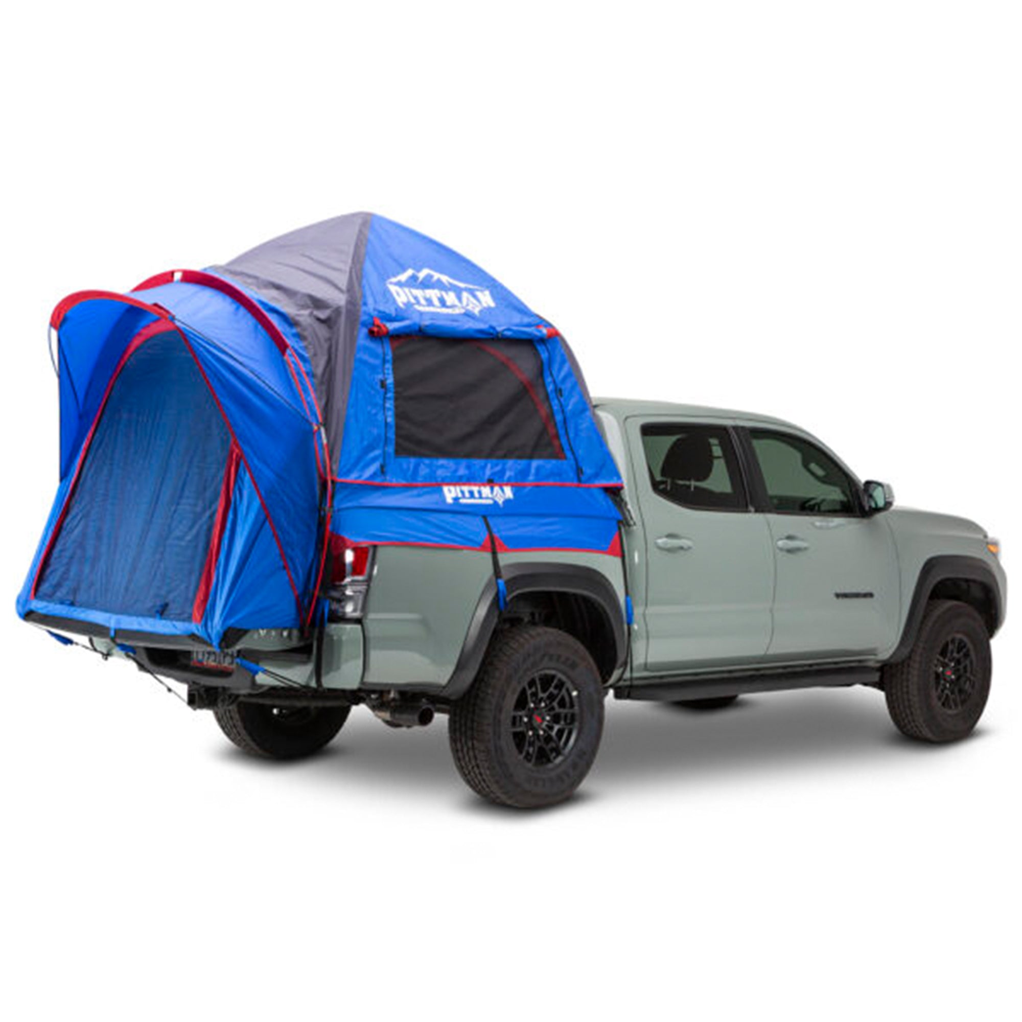 Pittman Outdoors Truck Bed Tent, Mid-Size Pickup Bed Tent w/ Rainfly for Camping - VMInnovations