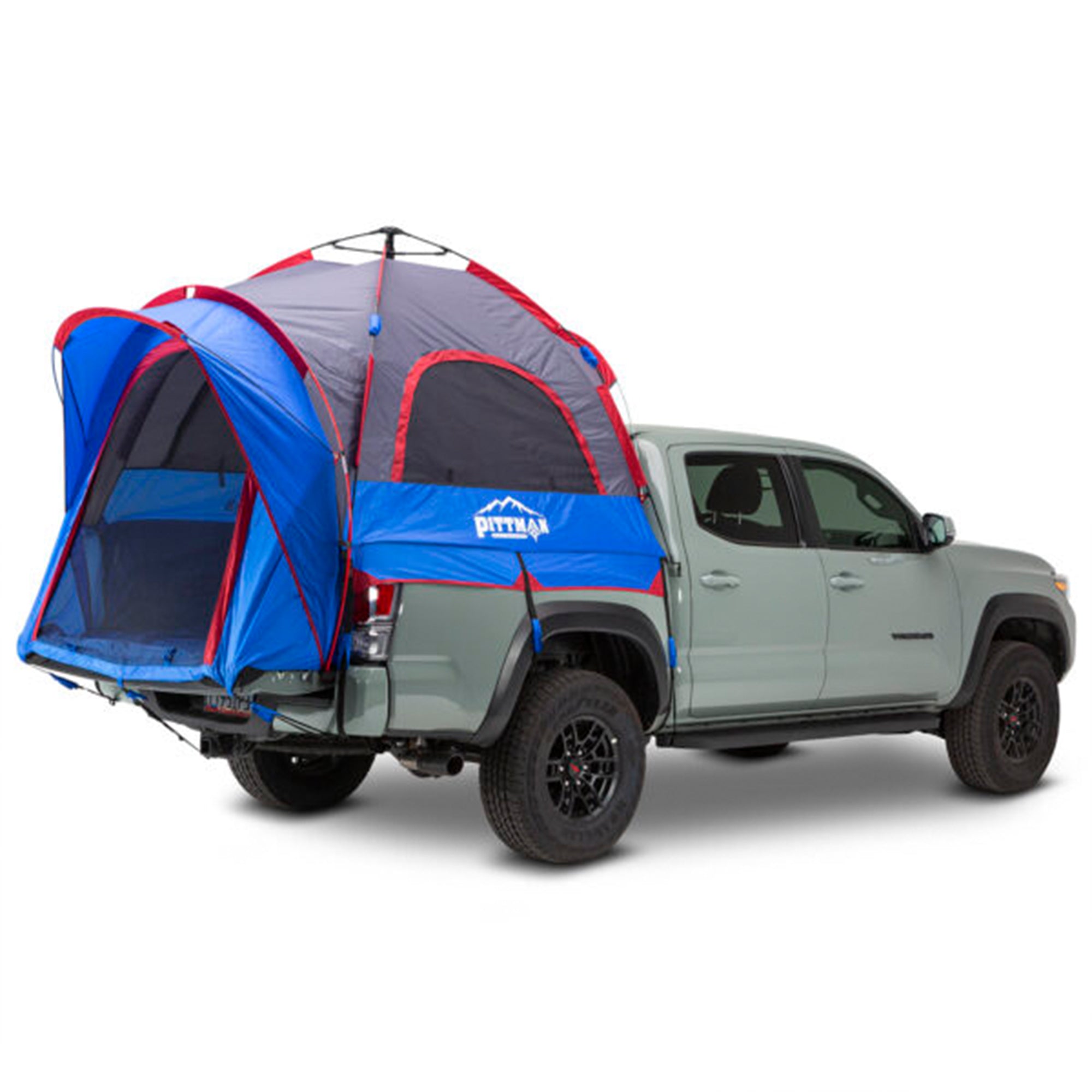 Pittman Outdoors Truck Bed Tent, Mid-Size Pickup Bed Tent w/ Rainfly for Camping - VMInnovations