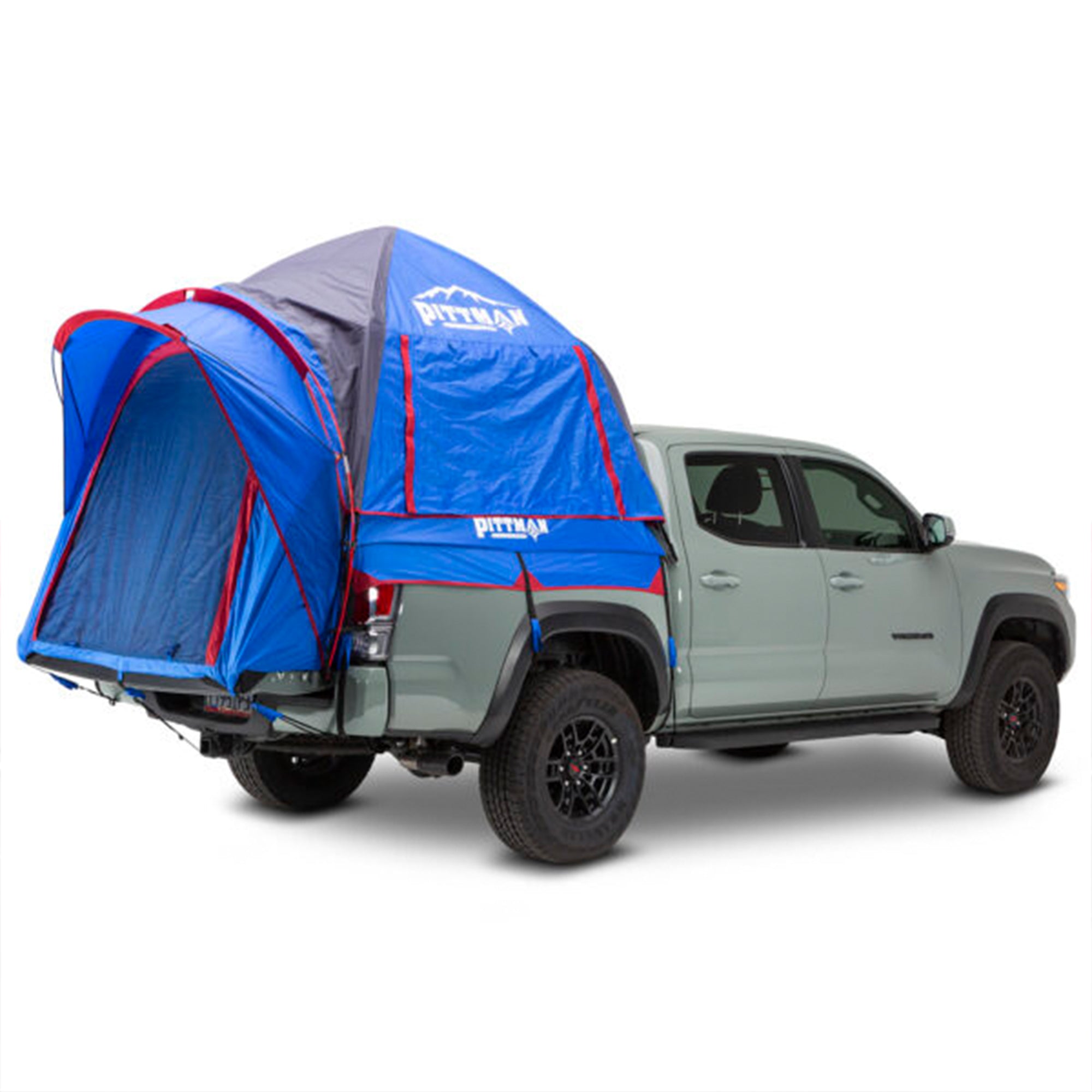 Pittman Outdoors Truck Bed Tent, Mid-Size Pickup Bed Tent w/ Rainfly for Camping - VMInnovations