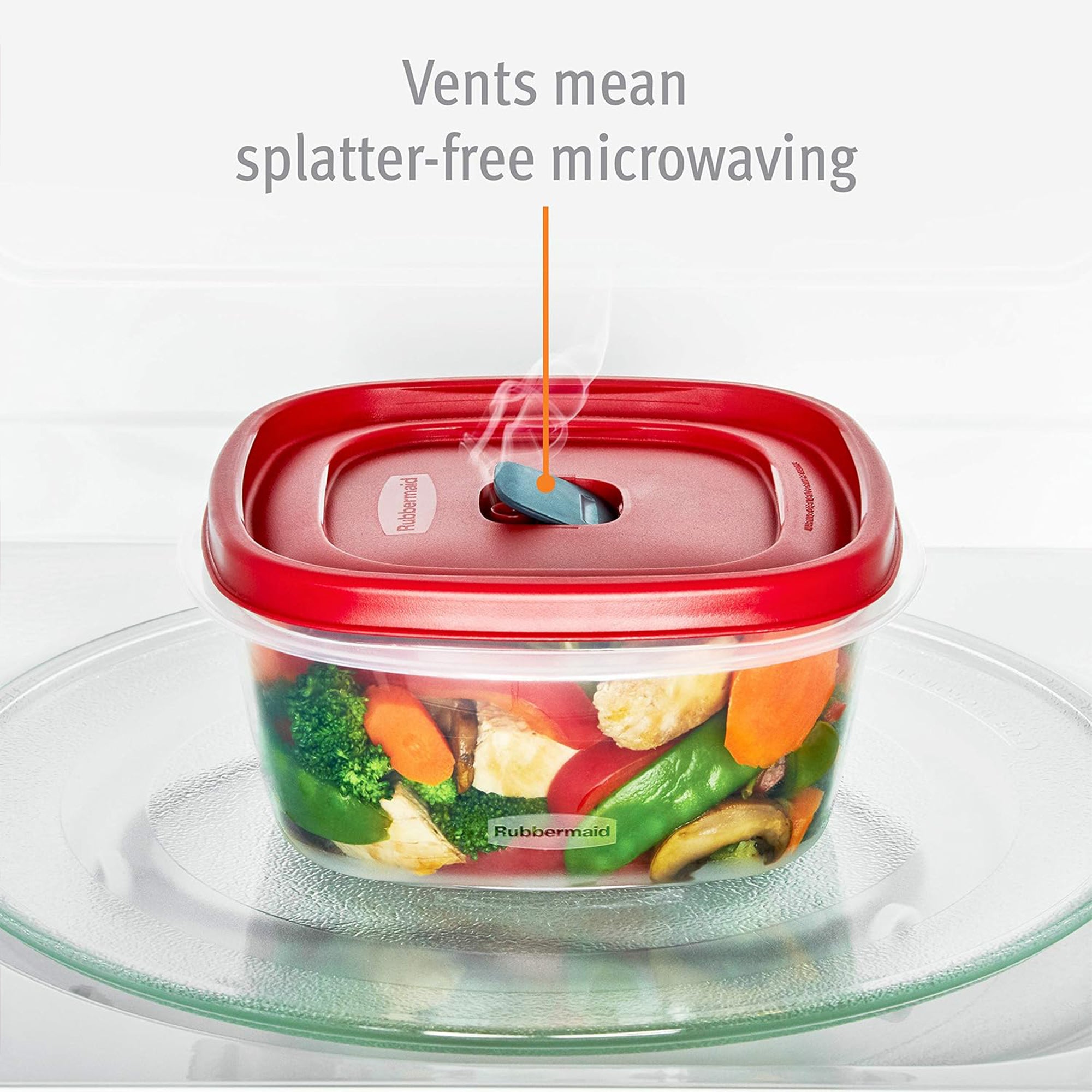 Rubbermaid 4 Pack Clear Food Storage and Organization Container with Lid, 3 Cup - VMInnovations