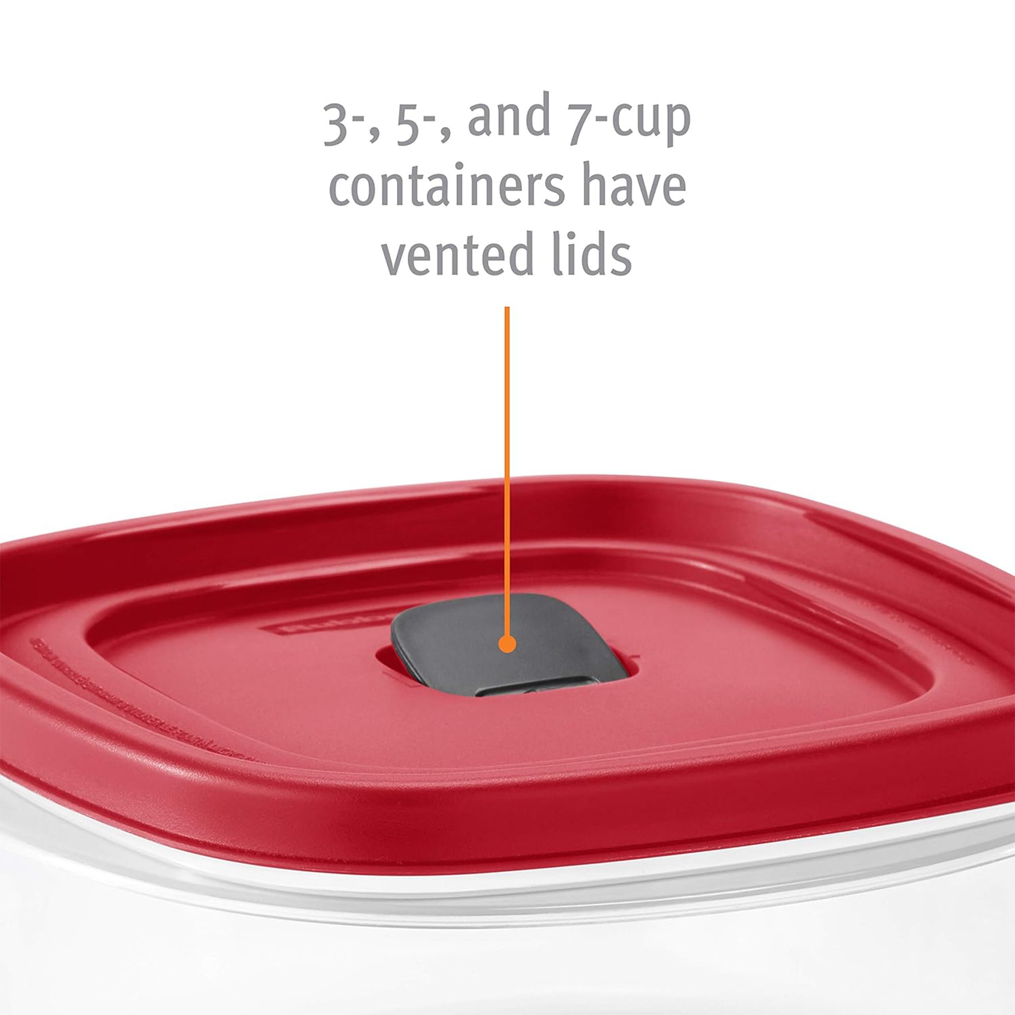 Rubbermaid 4 Pack Clear Food Storage and Organization Container with Lid, 3 Cup - VMInnovations