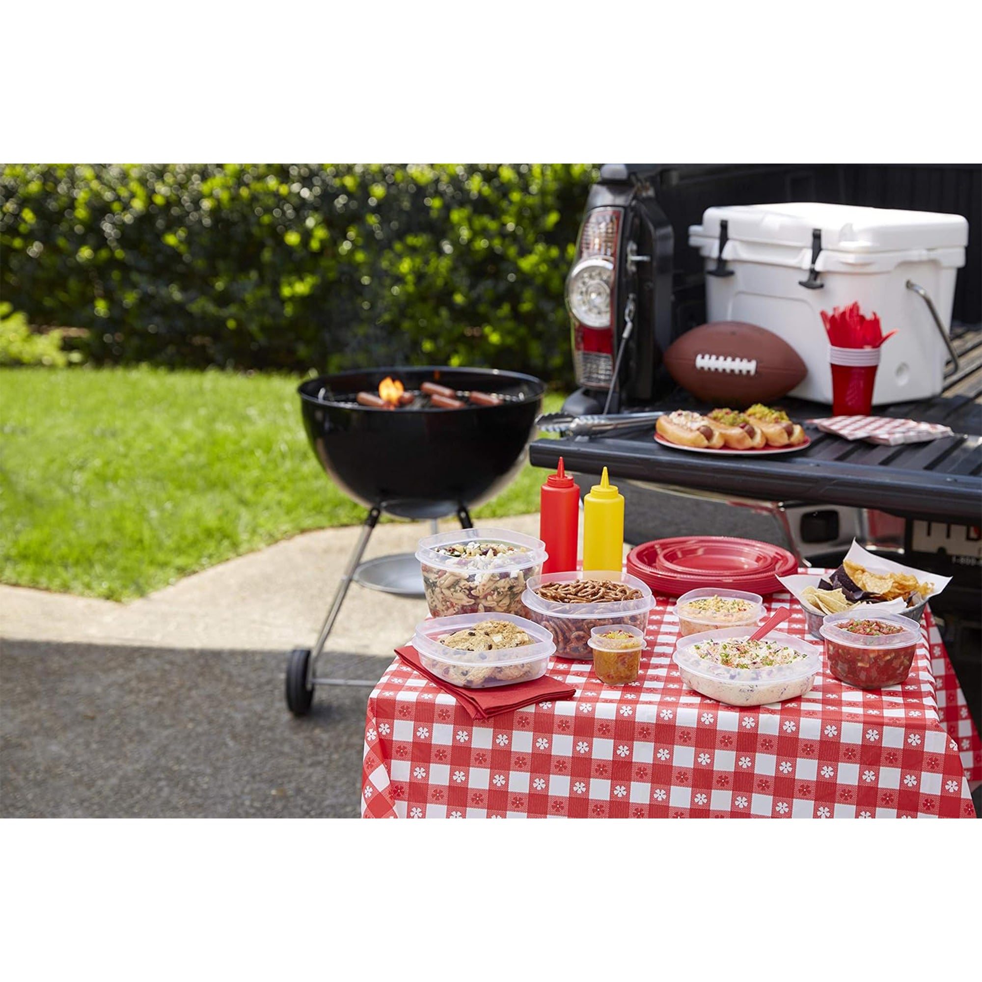 Rubbermaid Clear Food Storage & Organization Container Set w/Lid,17 Pk(Open Box) - VMInnovations