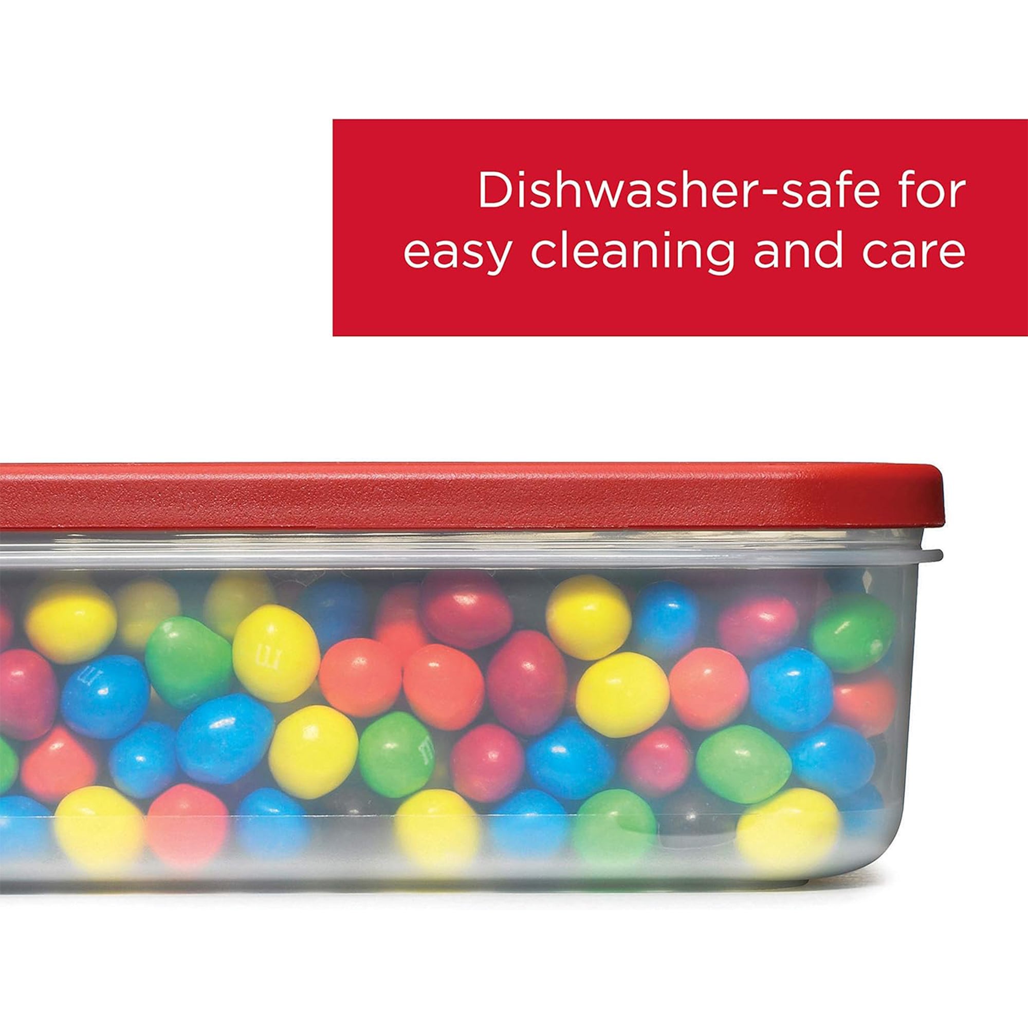 Rubbermaid Food Storage Container, Kitchen Organizer W Flip-Top Lid (Open Box)