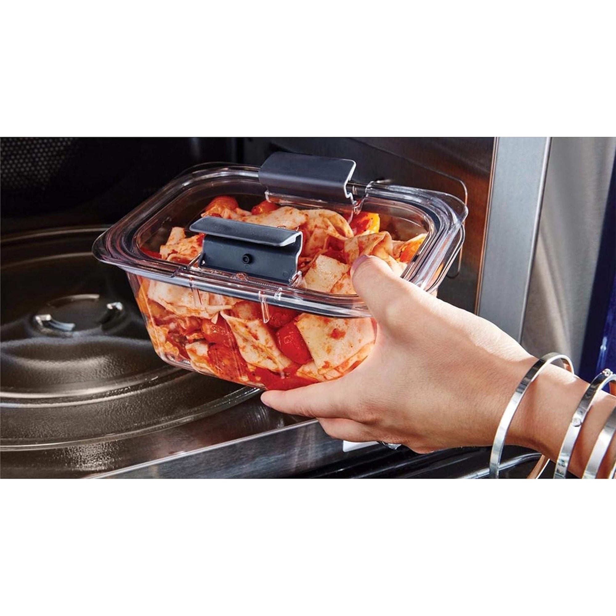 Rubbermaid Brilliance Leak-Proof Food Containers w Airtight Lids (Open Box) - VMInnovations