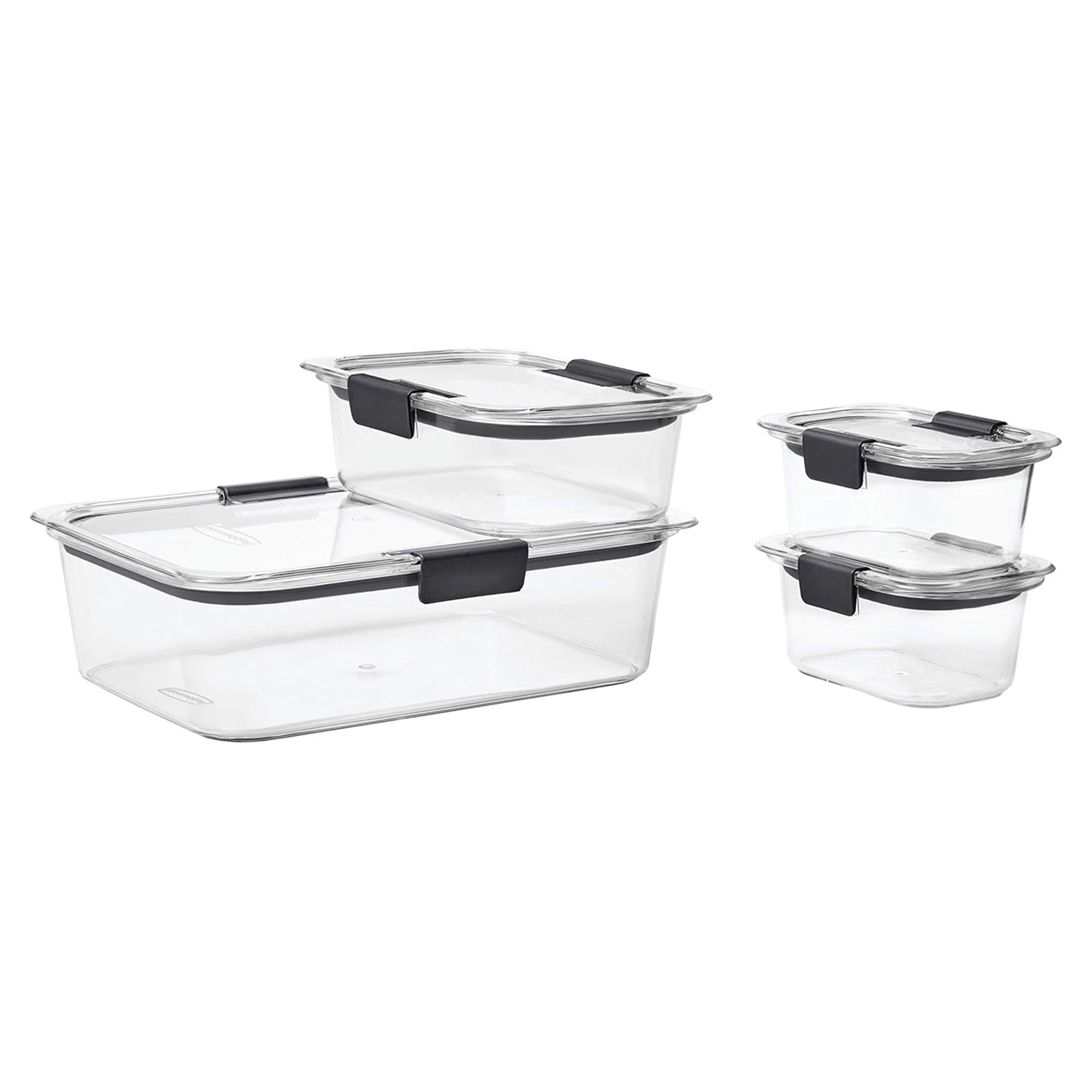 Rubbermaid Brilliance Leak-Proof Food Containers w Airtight Lids (Open Box) - VMInnovations