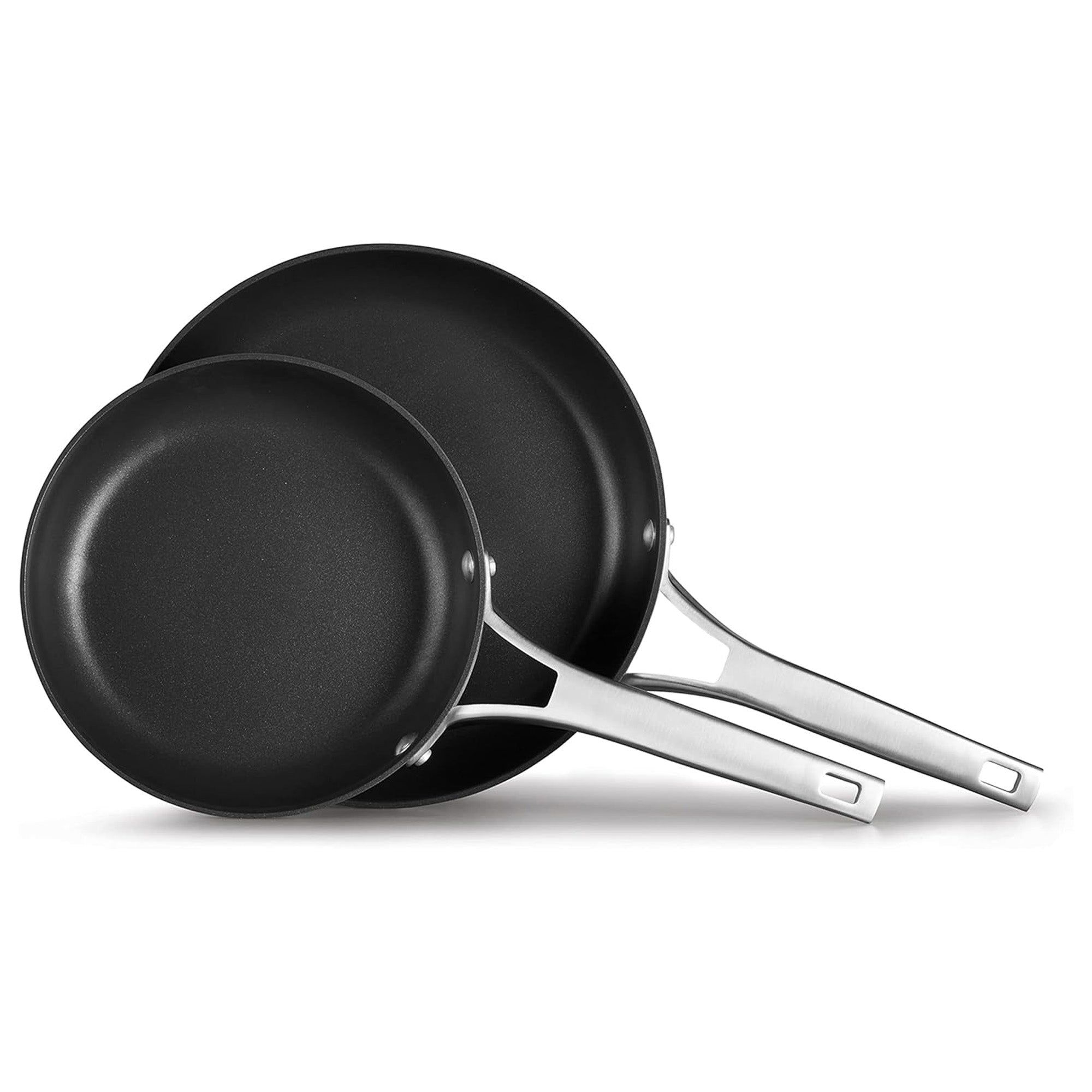 Calphalon Nonstick Frying Pan Cooking Set w/Stay Cool Handle, 2 Pack (Open Box)