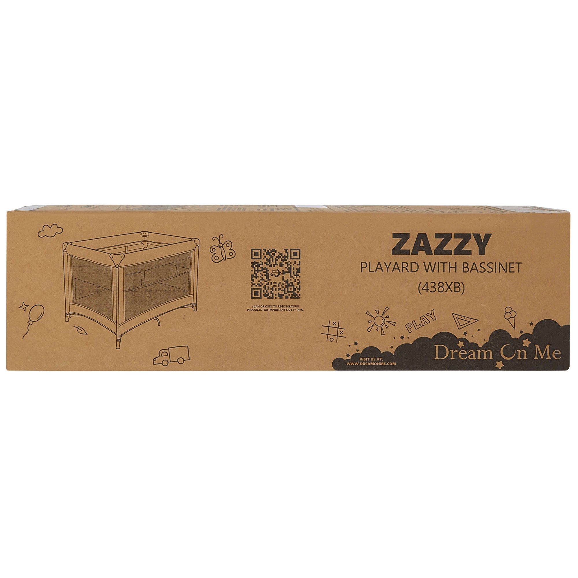 Zazzy Portable Playard with Bassinet