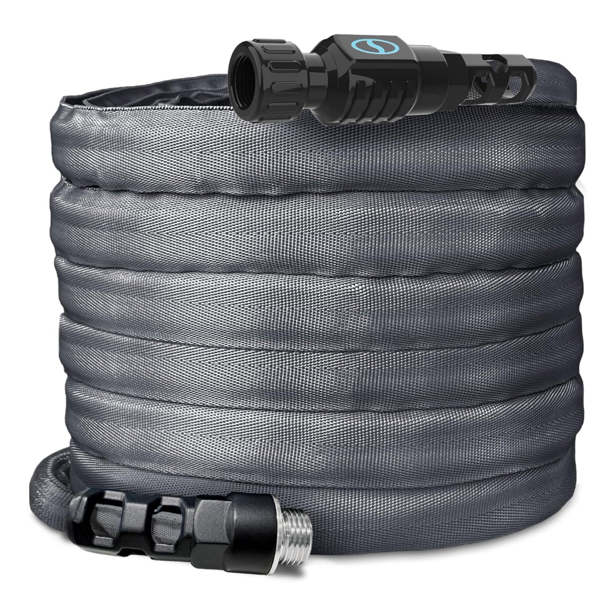 Aqua Joe FiberJacket Garden Hose, Kink-Resistant, 75' x 5/8" Diameter (Open Box) - VMInnovations