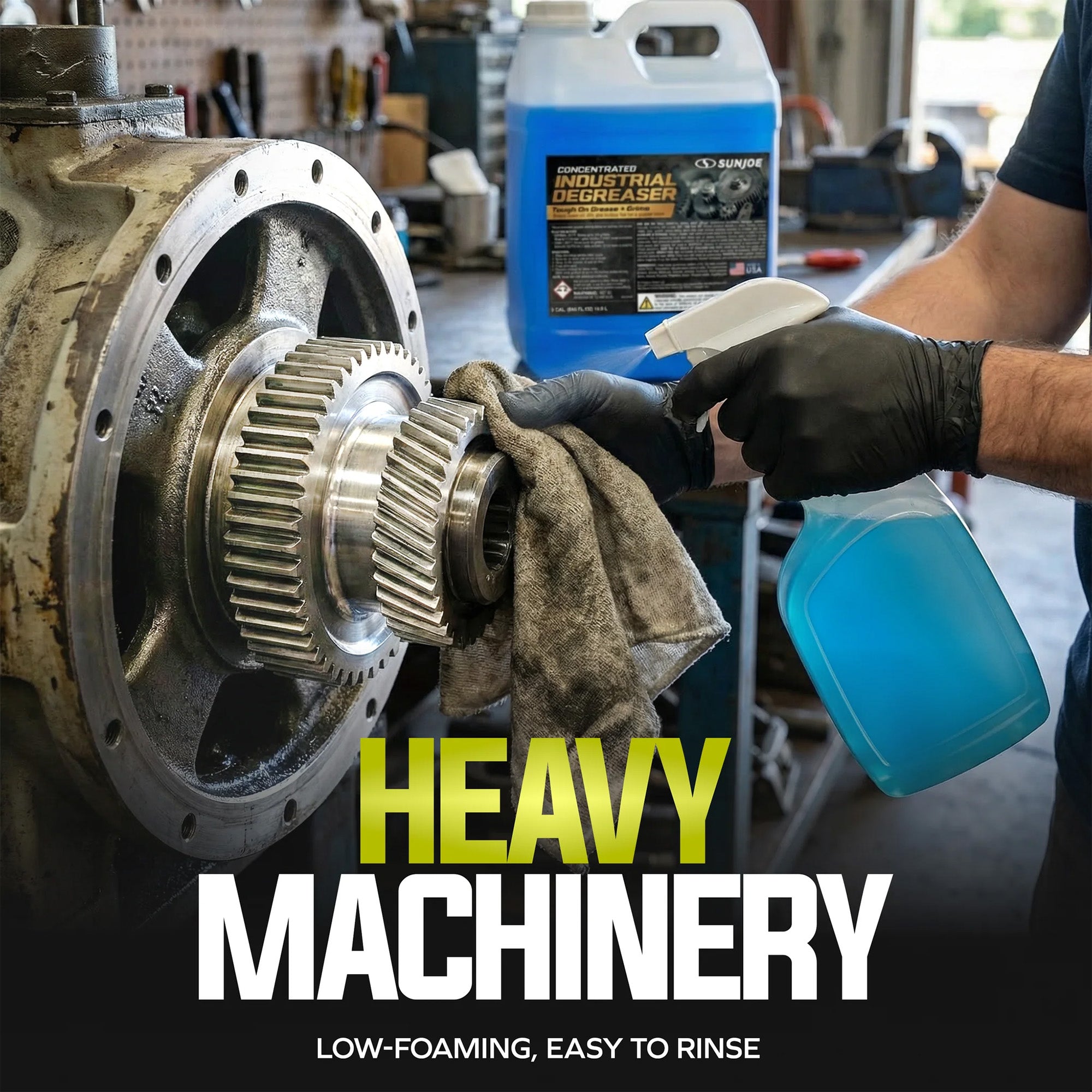Sun Joe Concentrated Industrial Degreaser for Engines, Heavy-Duty, 5 Gal, HDC5G