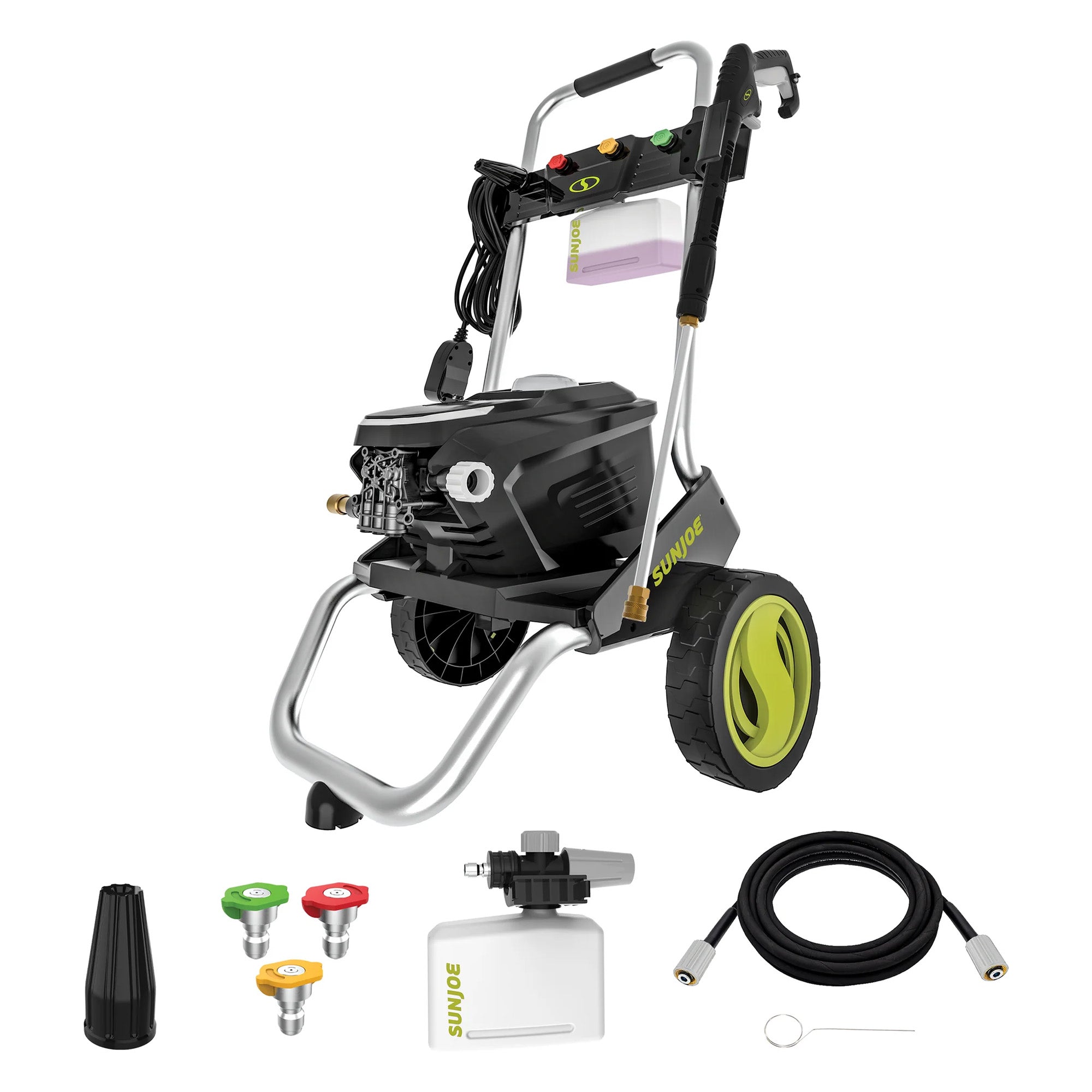 Sun Joe 2200 PSI Electric Pressure Washer w/ Foam Cannon & Nozzles (Open Box) - VMInnovations