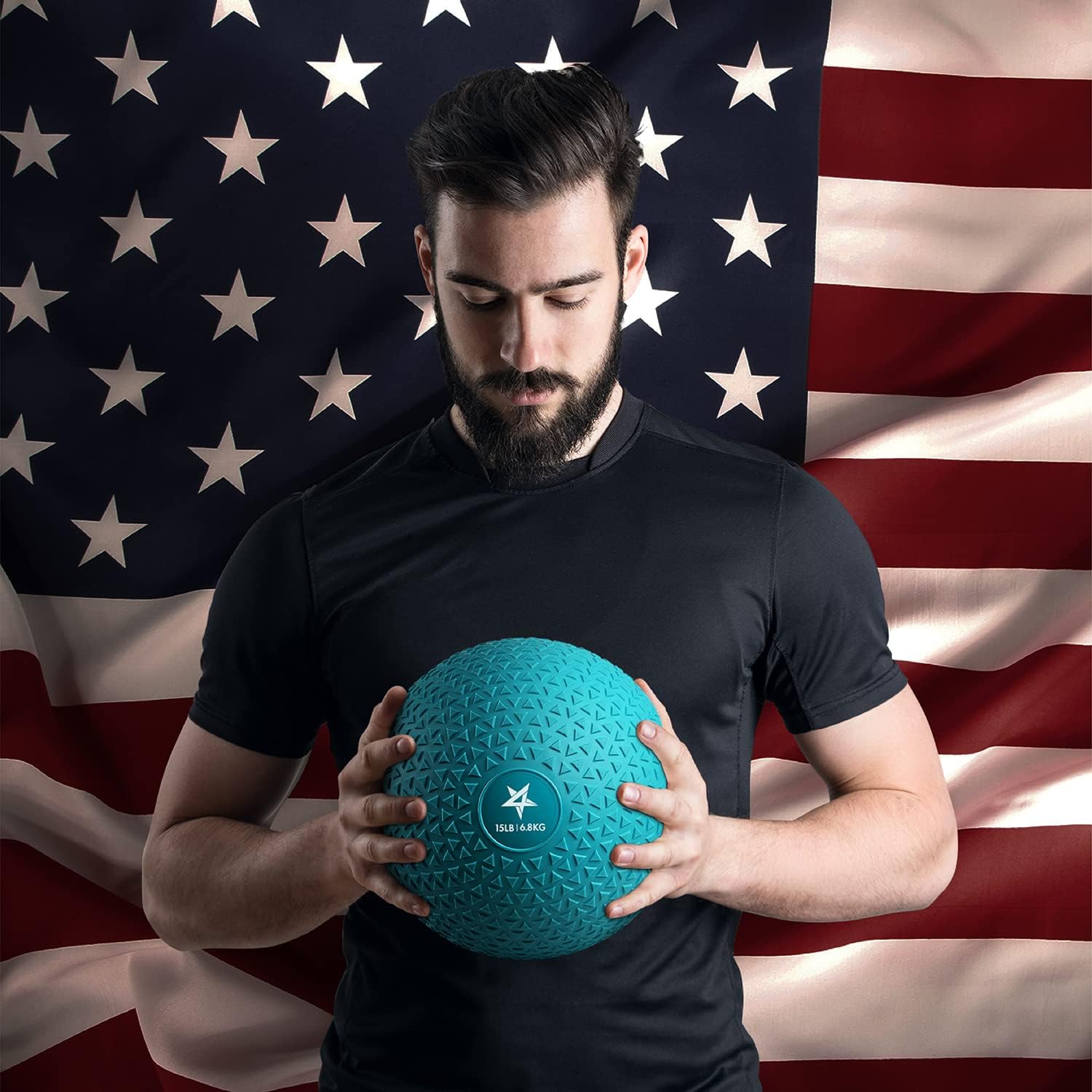 Yes4All 10Lb Slam Ball, Durable Sand Filled Workout Weight Ball, (Open Box)