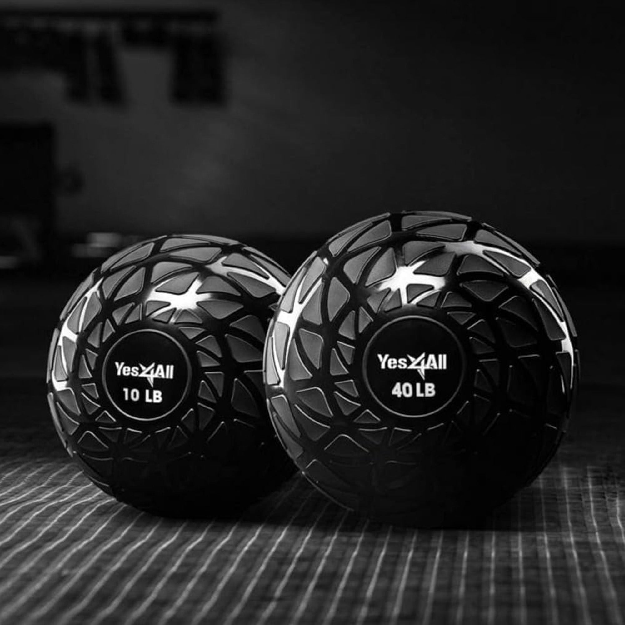 Yes4All 15Lb Slam Ball, Durable Sand Filled Workout Weight Ball, (Open Box) - VMInnovations