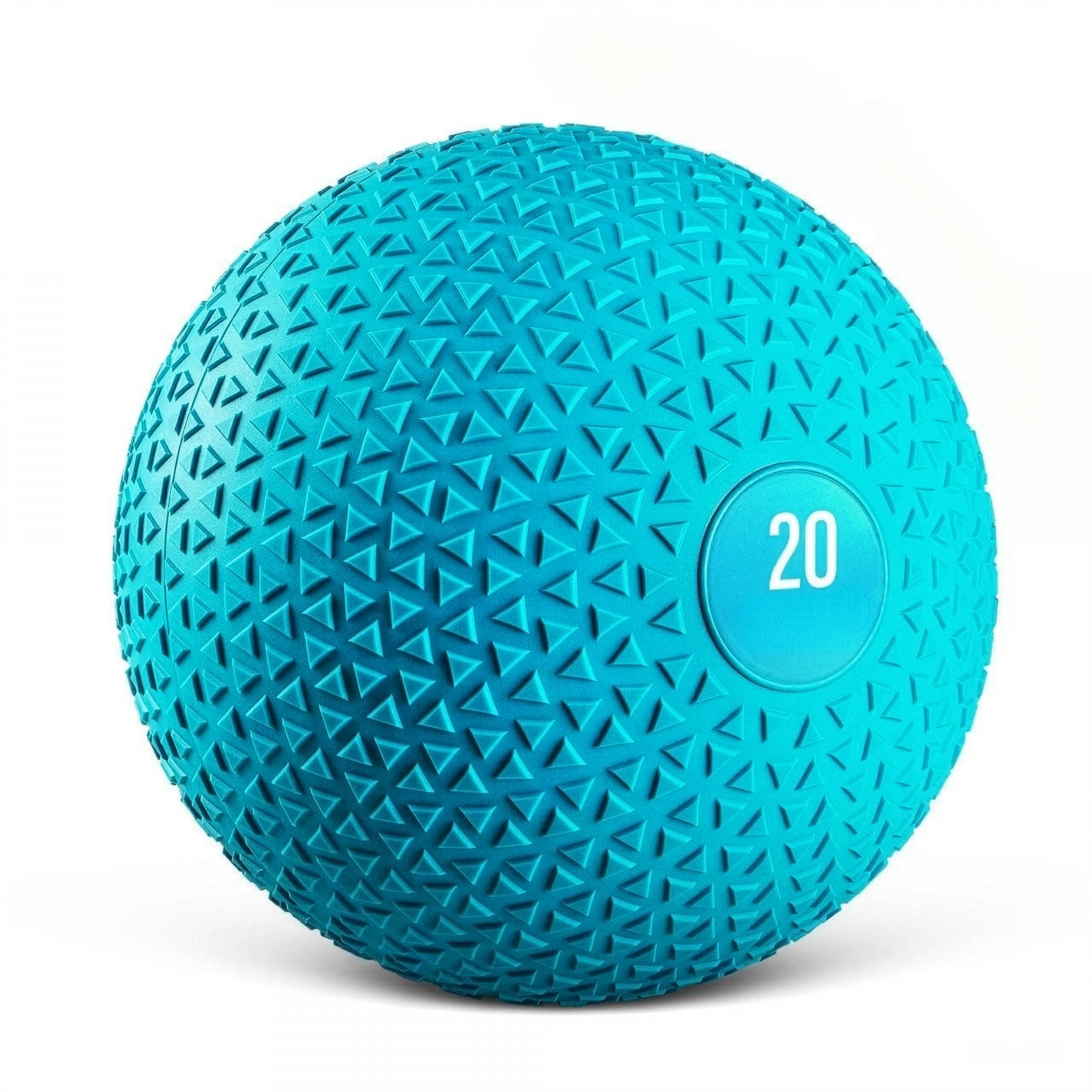 Yes4All 20Lb Slam Ball, Durable Sand Filled Workout Weight Ball, Teal (Open Box)