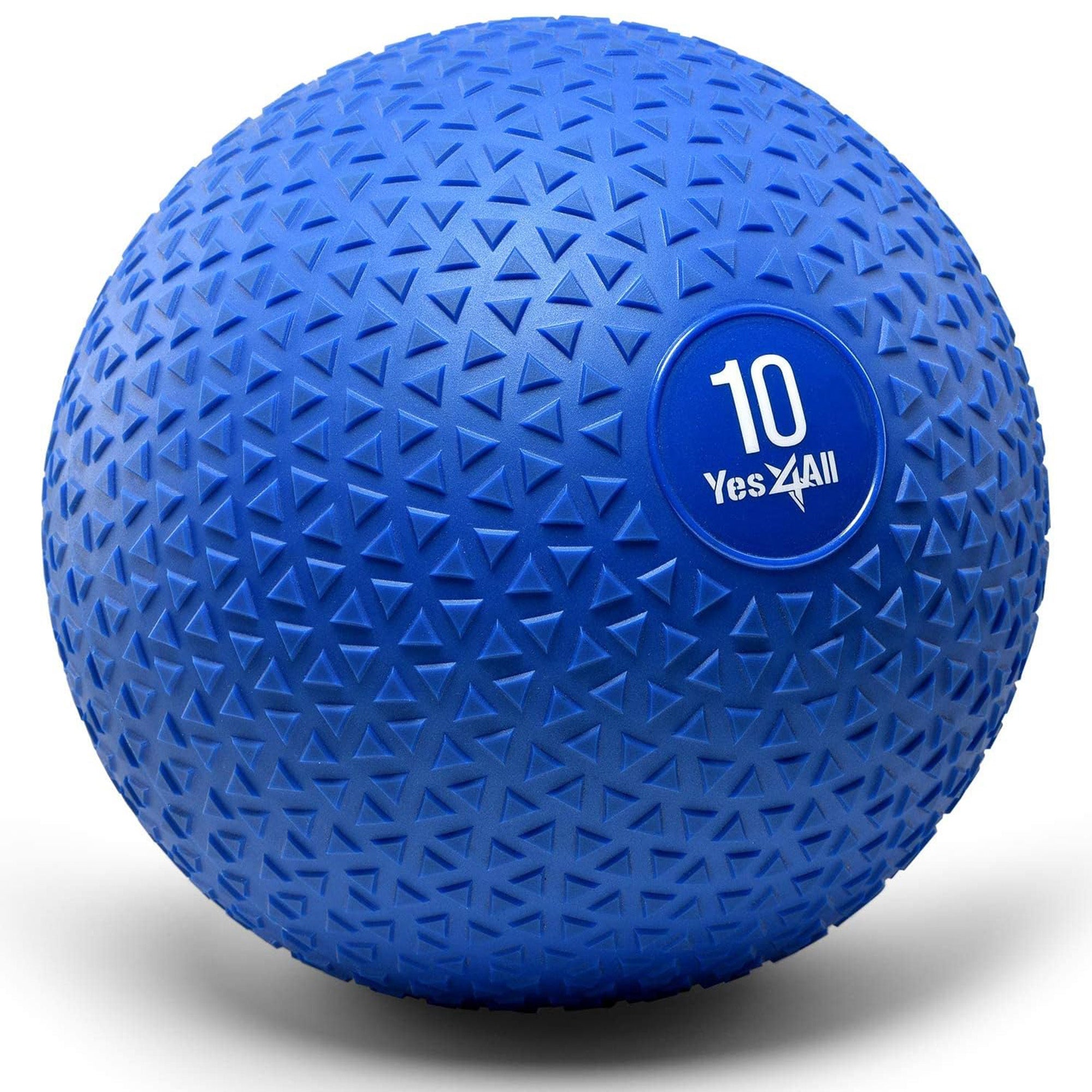 Yes4All 10Lb Slam Ball, Durable Sand Filled Workout Weight Ball, (Open Box)
