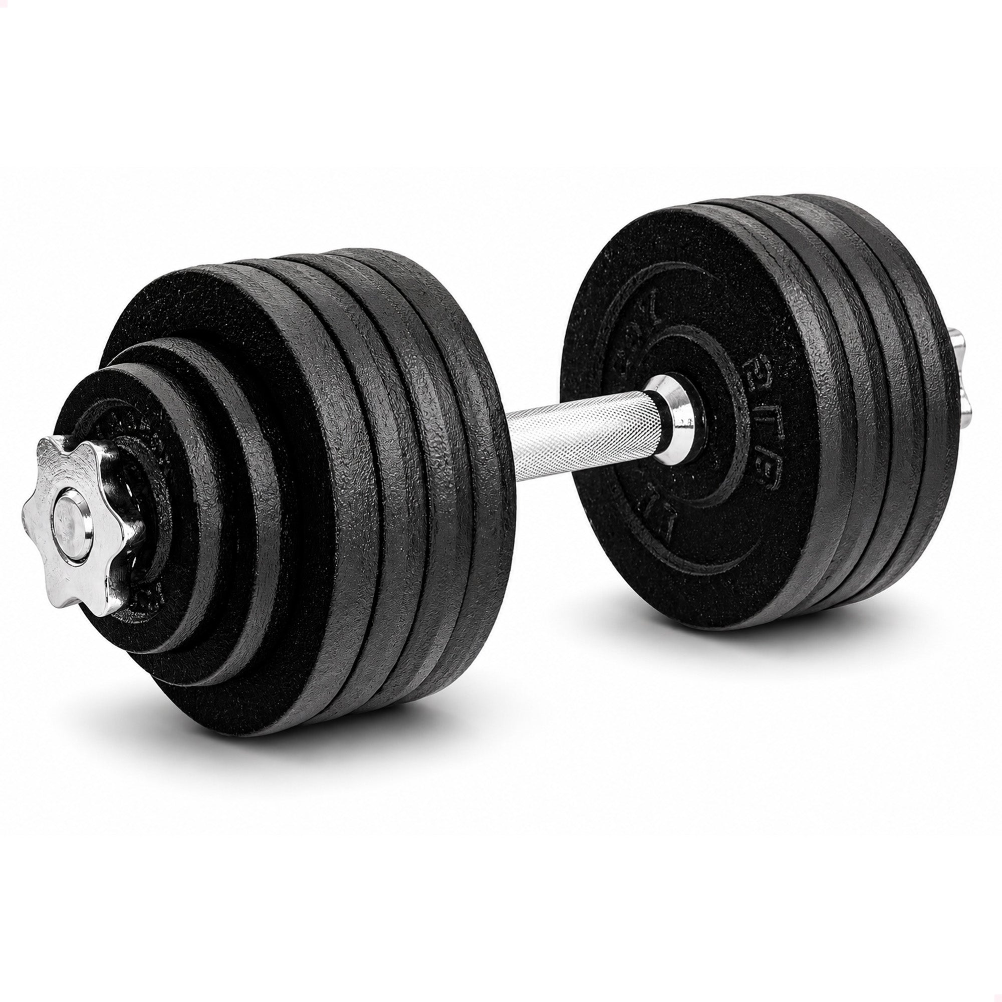 Yes4All Adjustable Dumbbell Set with Connectors, Plates & Lock Collars, 52.5 LB