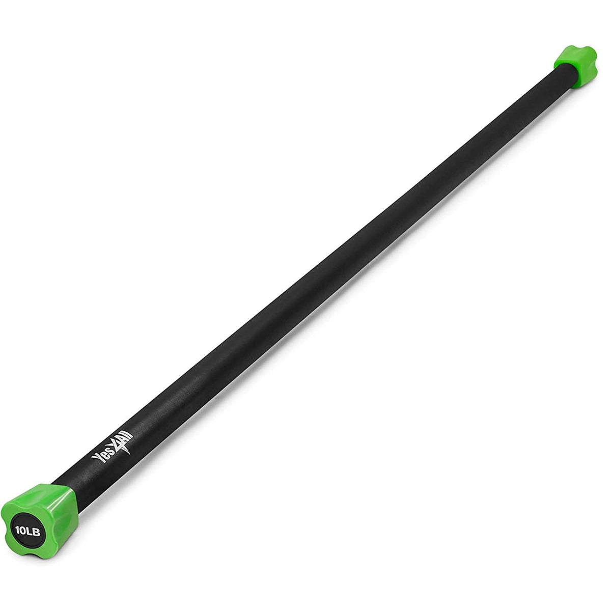 Yes4All Total Body Workout Bar for Strength Training, Set of 10, 15,20 lbs(Used)