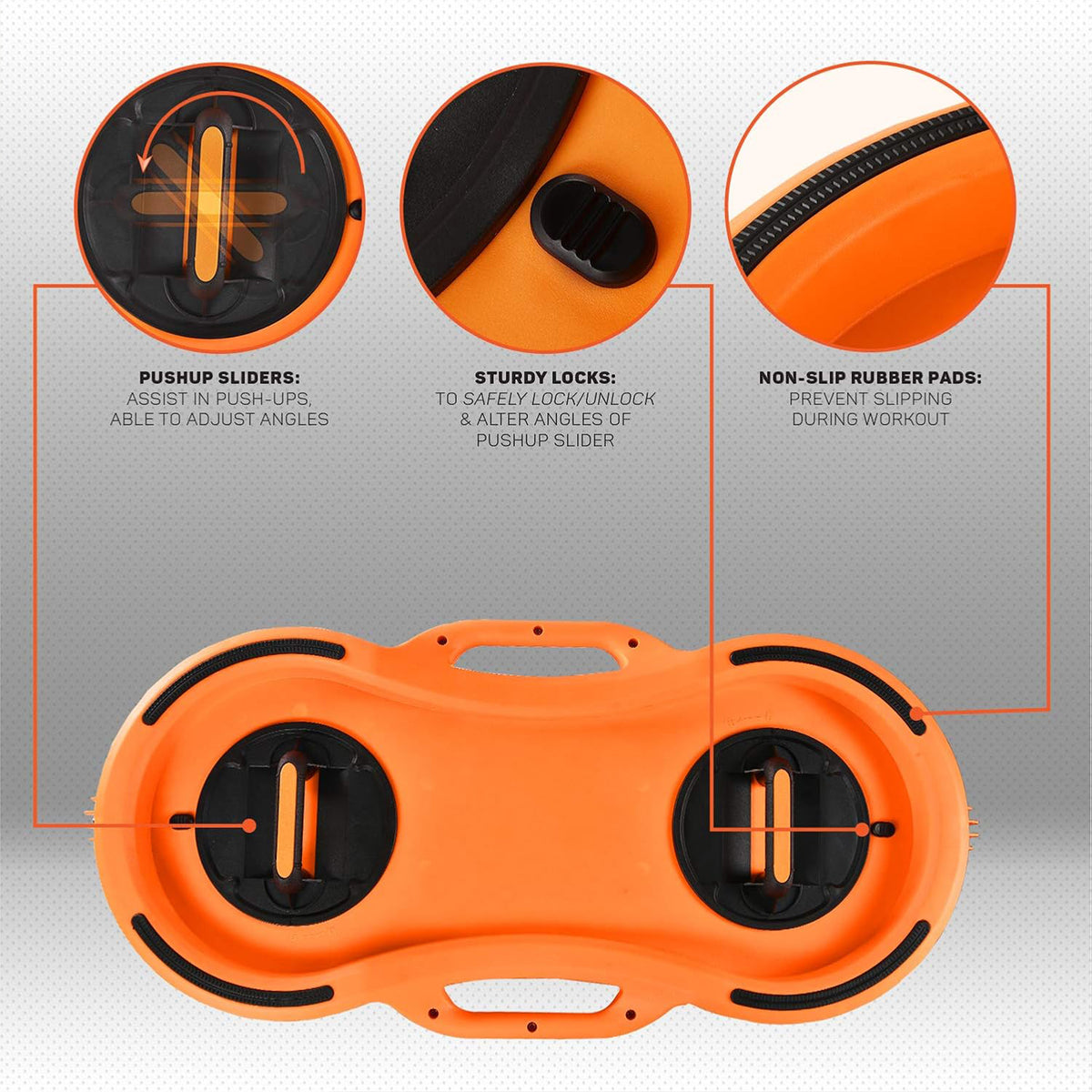 Yes4All Balance Ball, Half Peanut Exercise Workout Trainer, 1100 lb, Orange - VMInnovations