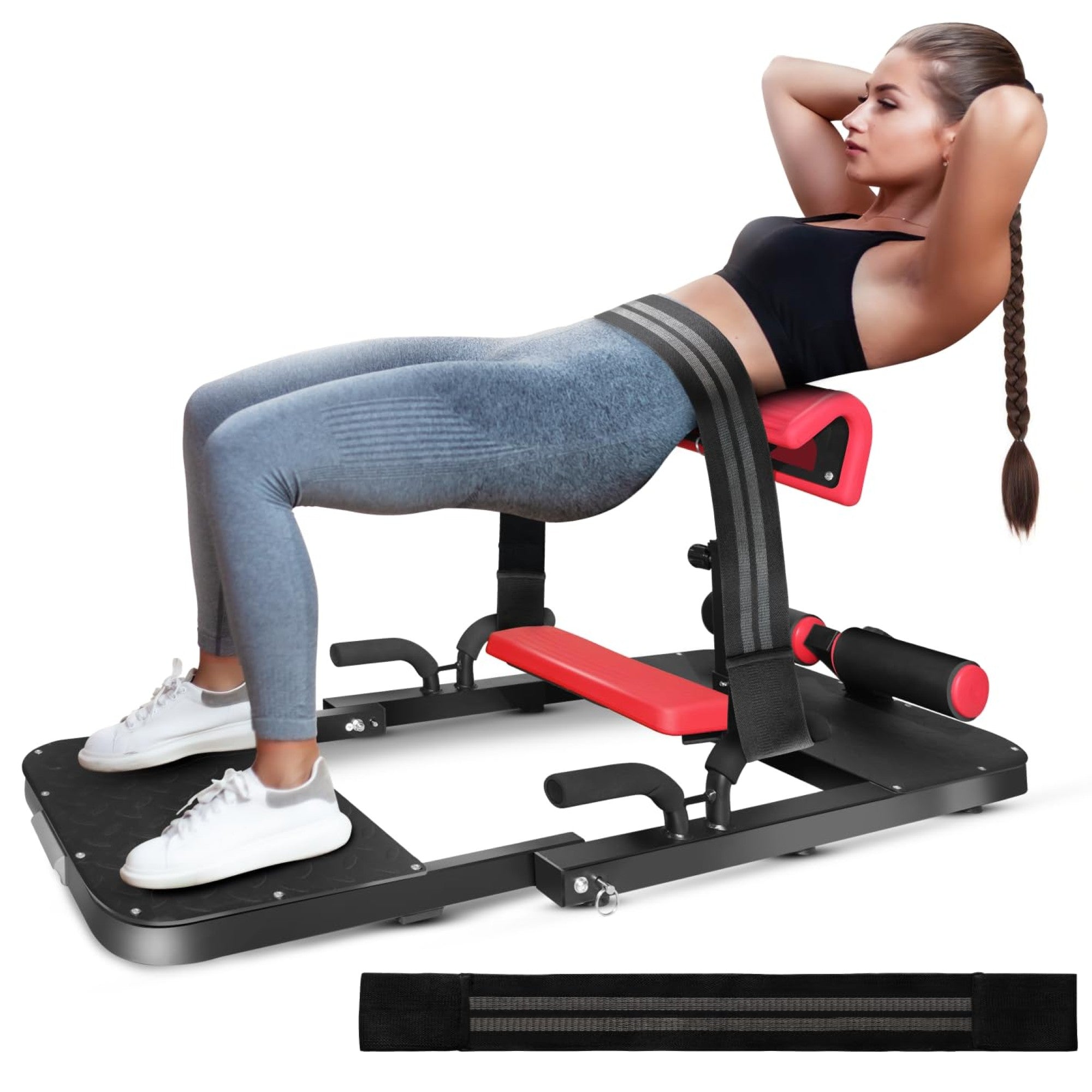 Yes4All Versatile Hip Thrust Machine with Resistance Bands for Home (Open Box)