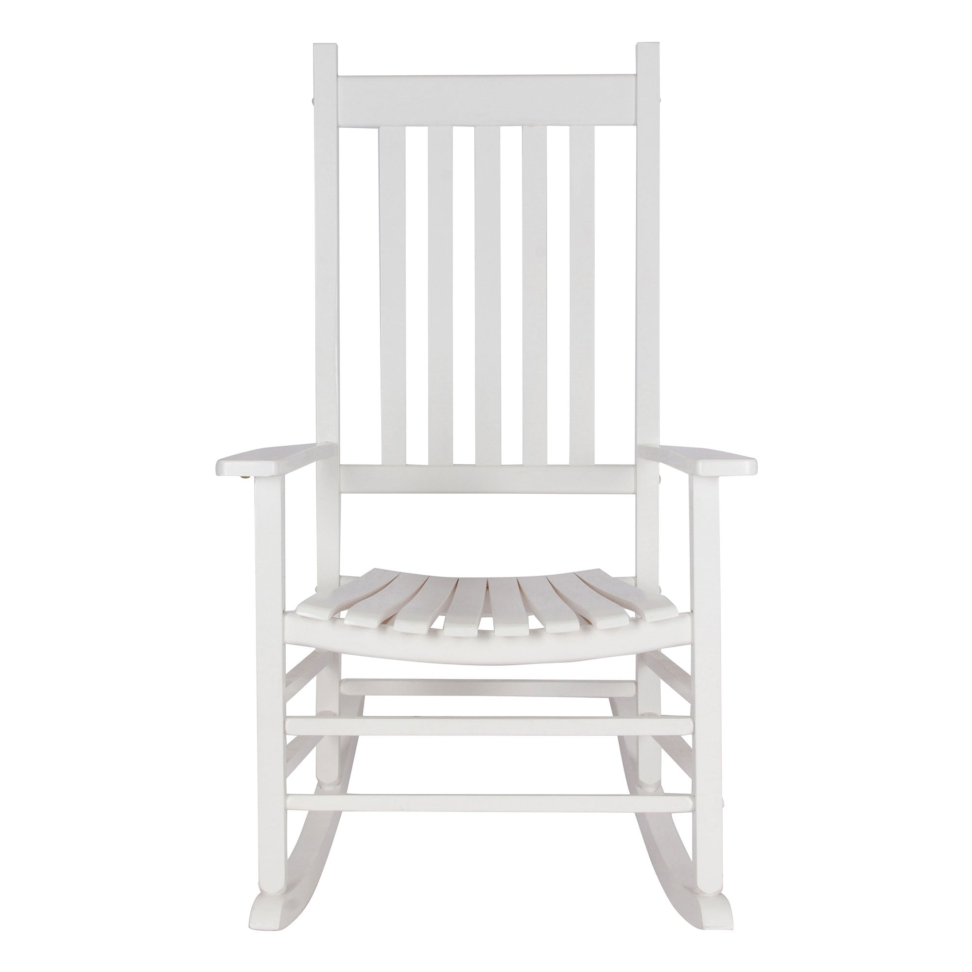 Shine Company Vermont Hardwood Porch Furniture Rocker Chair, White (Open Box) - VMInnovations