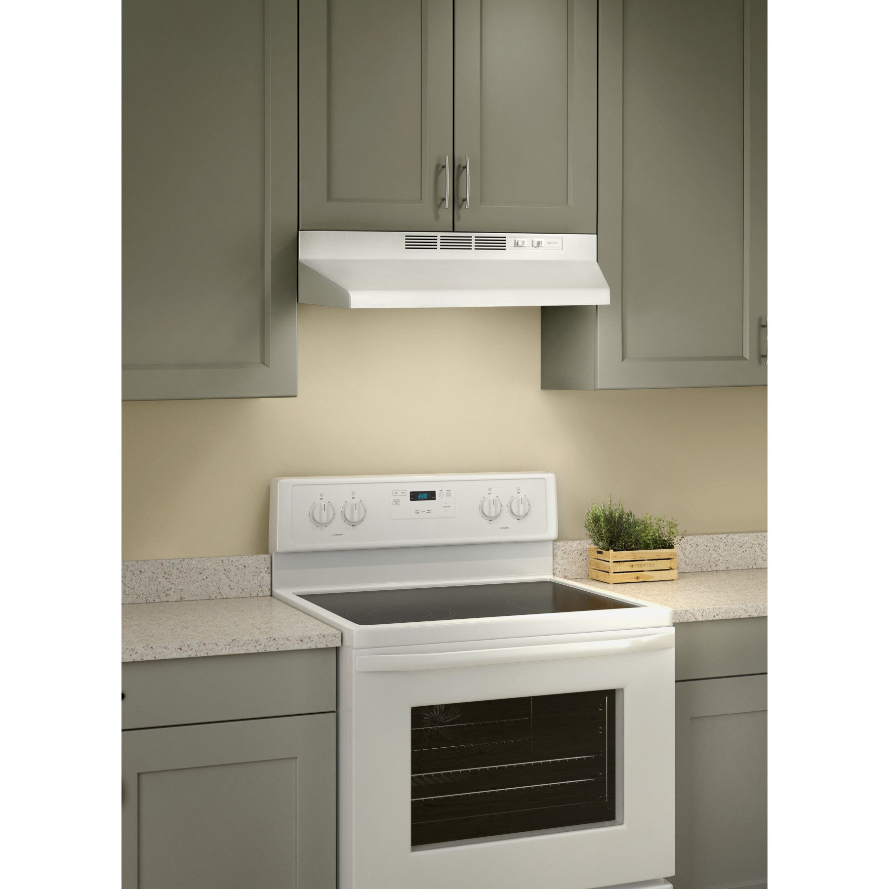 Broan-NuTone Under-Cabinet Ductless Range Hood with Charcoal Filter, (Open Box)