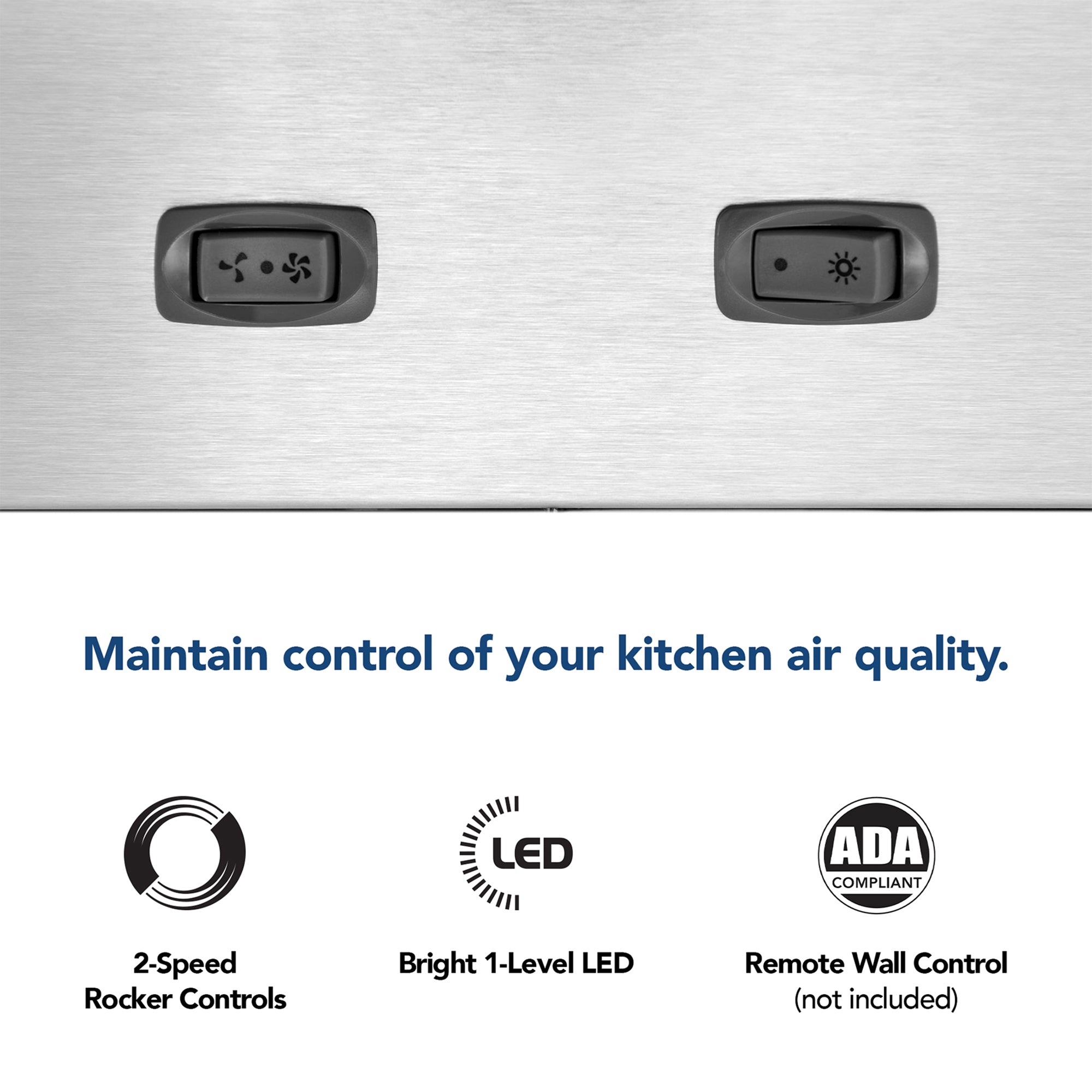 Broan-NuTone Custom Built-In Power Pack Insert, 30", Stainless Steel (Open Box)