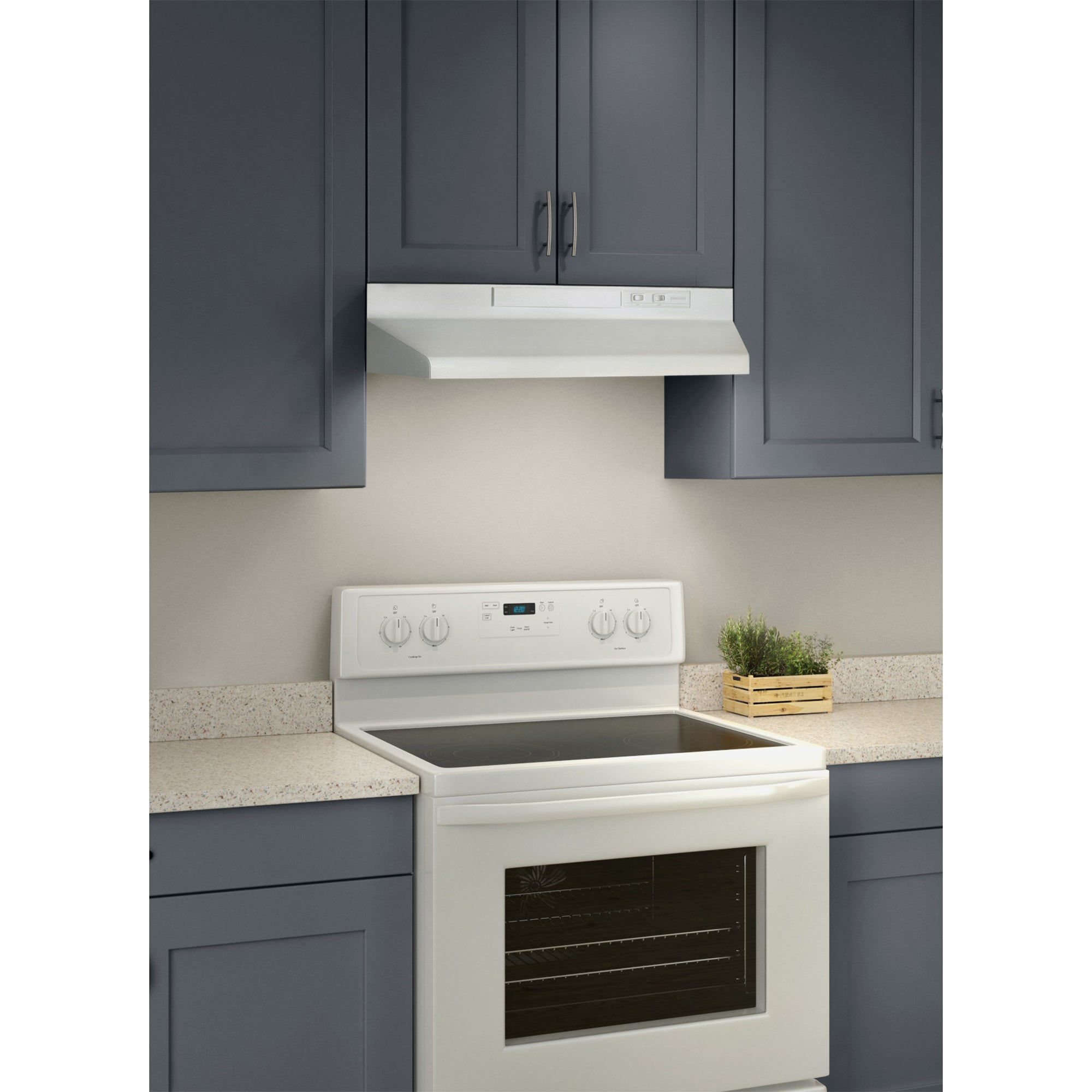 Broan-NuTone Convertible Under-Cabinet Range Hood, 36 Inch, 230 Max CFM, White - VMInnovations