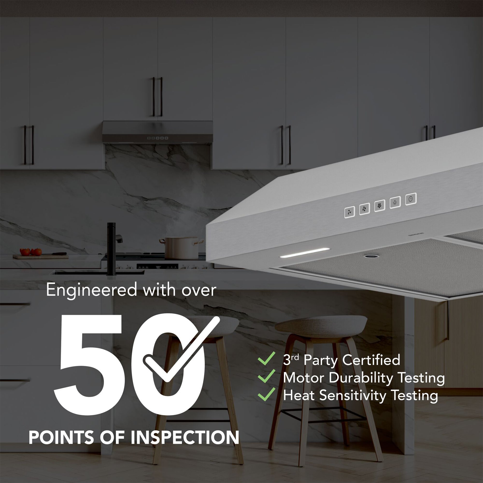 Broan-NuTone 30" Under Cabinet Range Hood, ENERGY STAR, 350 Max Blower(Open Box) - VMInnovations