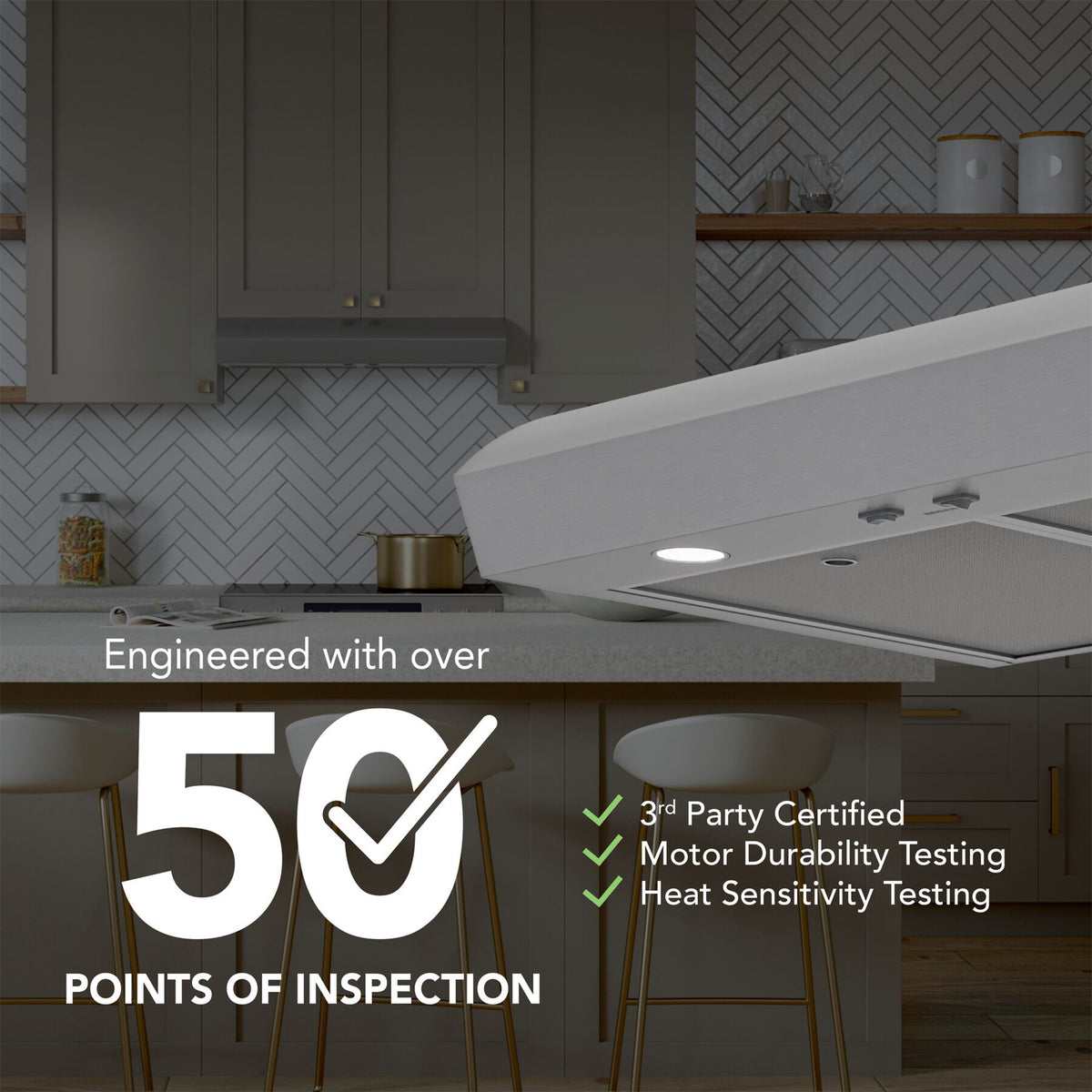 Broan-NuTone 30" Under Cabinet Range Hood, 350 Max Blower CFM (Open Box)
