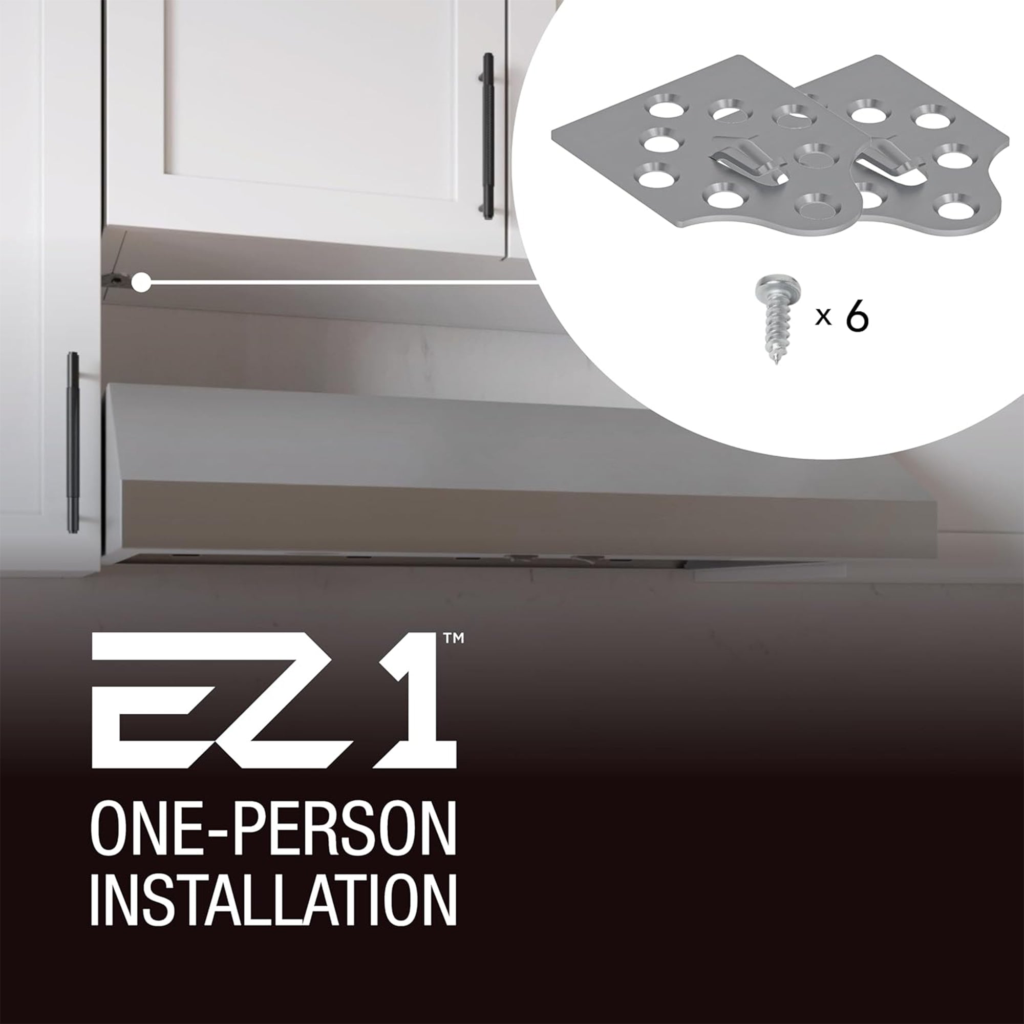 Broan-NuTone 24" Under Cabinet Range Hood, ENERGY STAR 350 Max Blower CFM, White - VMInnovations