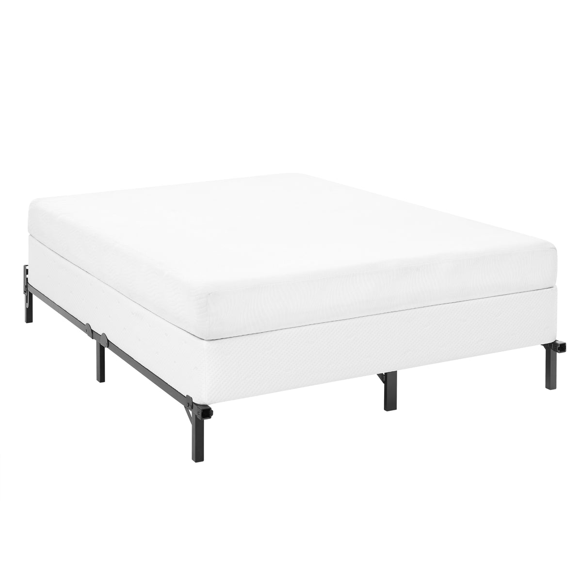 Hercules 7" Adjustable Metal Bed Frame for Twin, Full, and Queen Size Mattress - VMInnovations