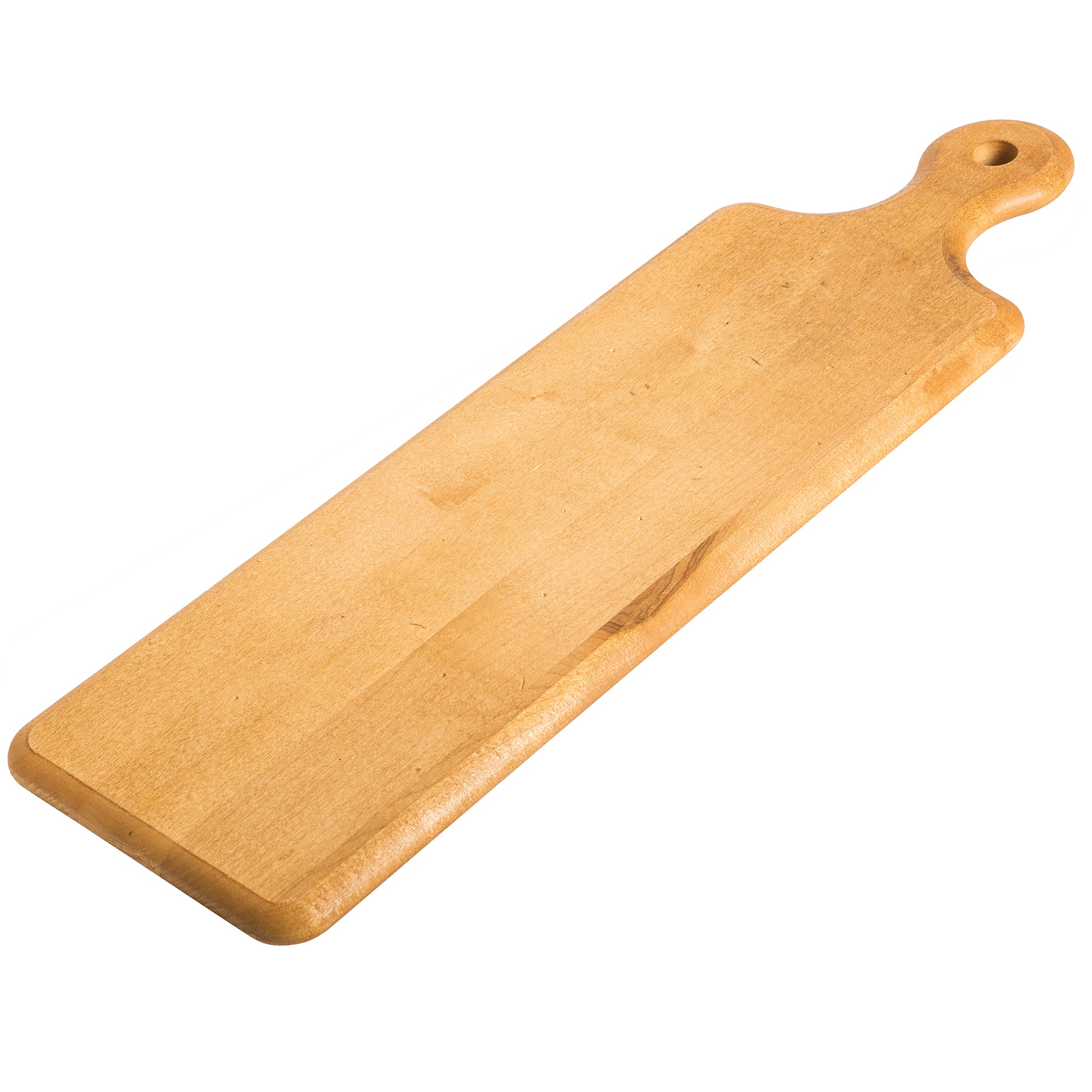 J.K. Adams Maple Artisan Plank, Wooden Serving Board Tray with Handle, 20" x 6" - VMInnovations