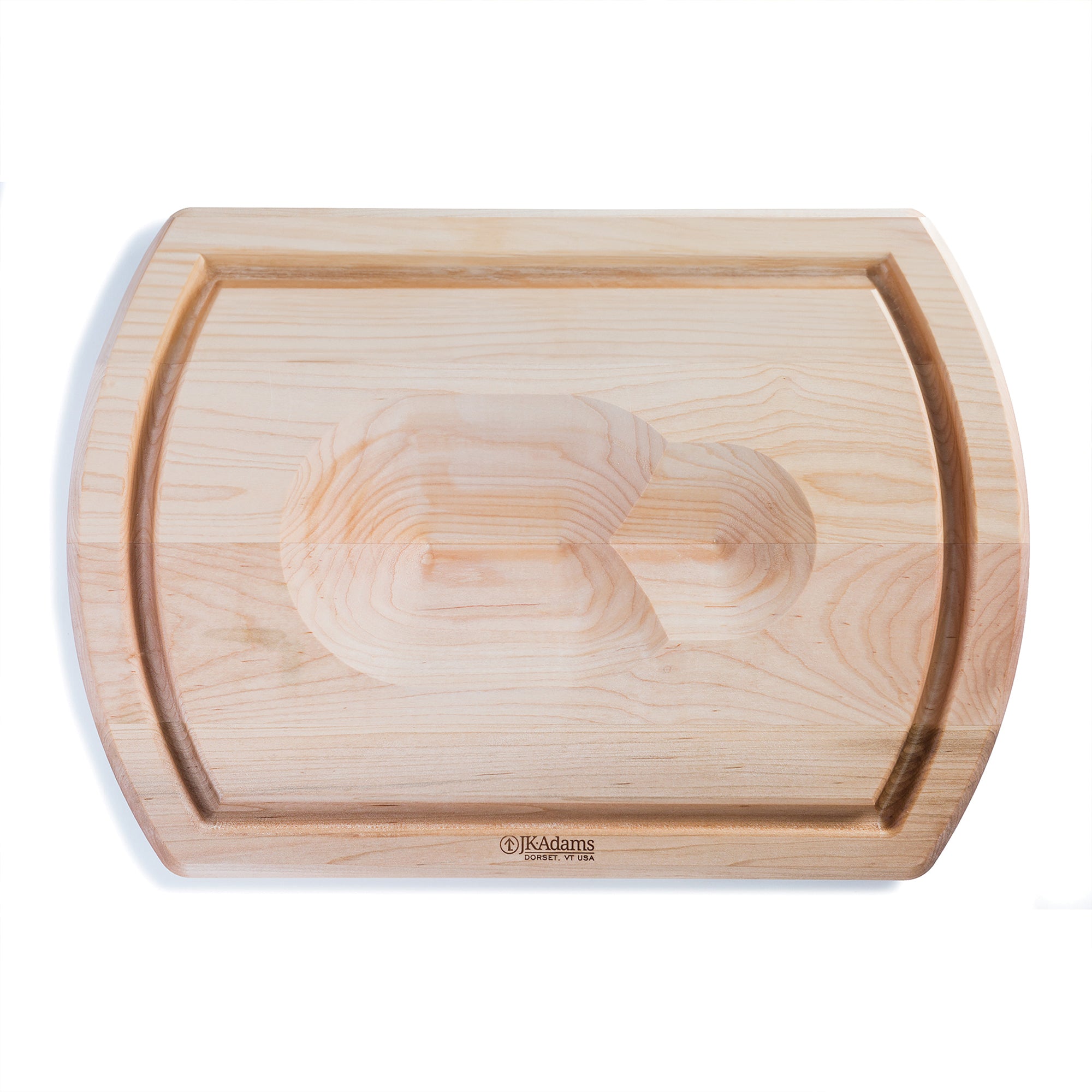 J.K. Adams Maple Reversible Carving Board, Wood Cutting Board, 20" x 14" x 1.25" - VMInnovations