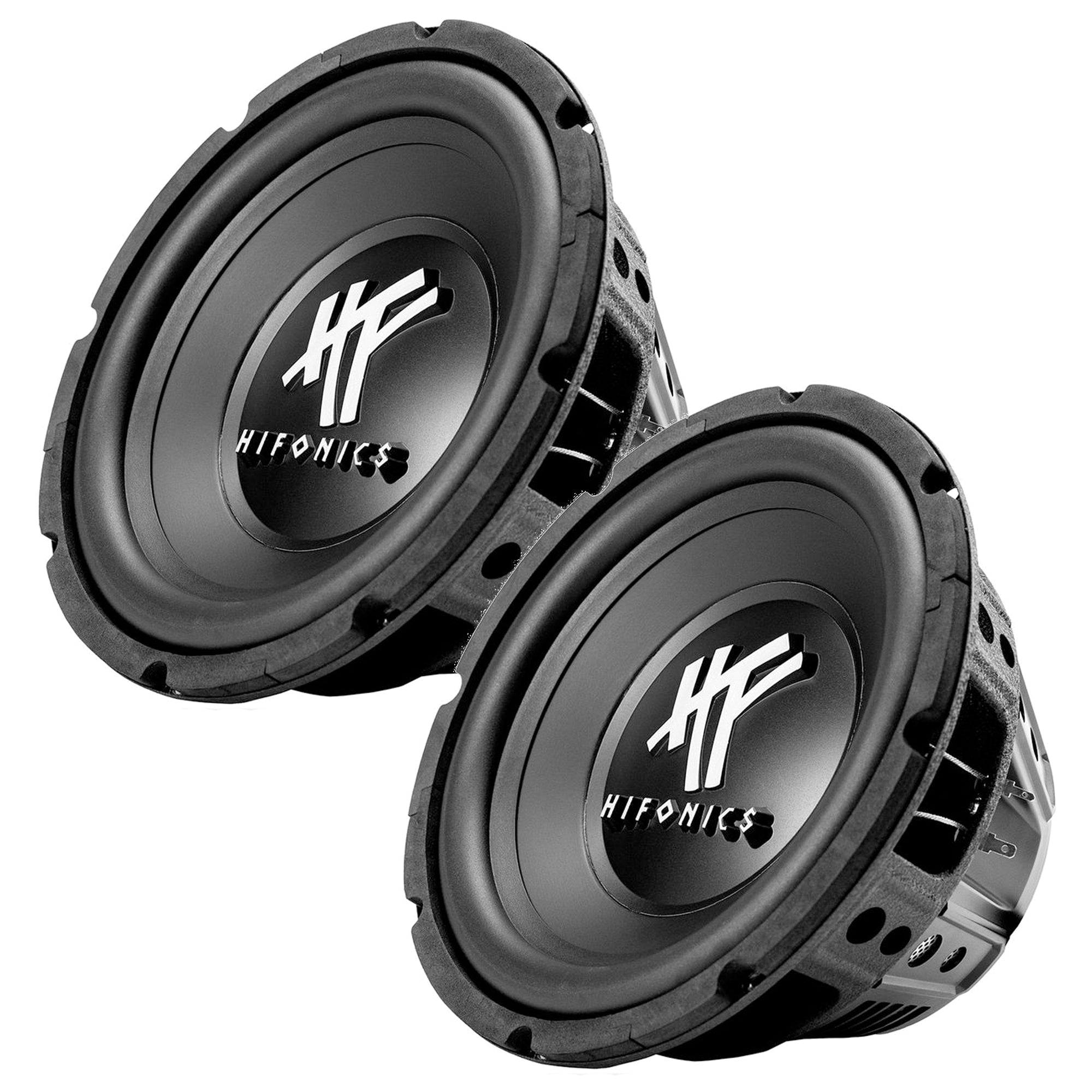 Hifonics 2 Pack 10" Subwoofer, 400 Watt Max 200W RMS Car & Powersports Speaker