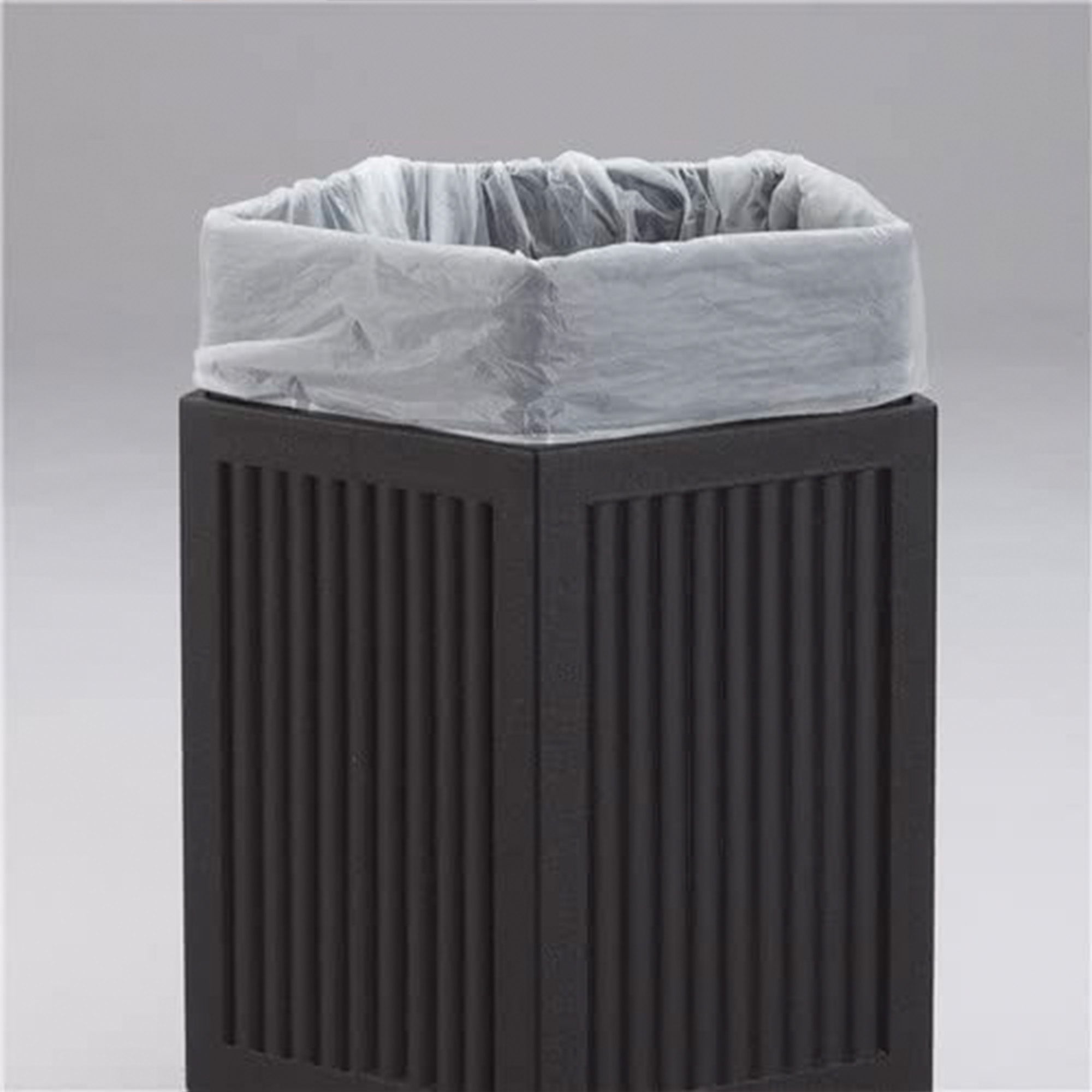 Safco Canmeleon Pentagon Trash Can for Indoor/Outdoor, Open Top, (Open Box)