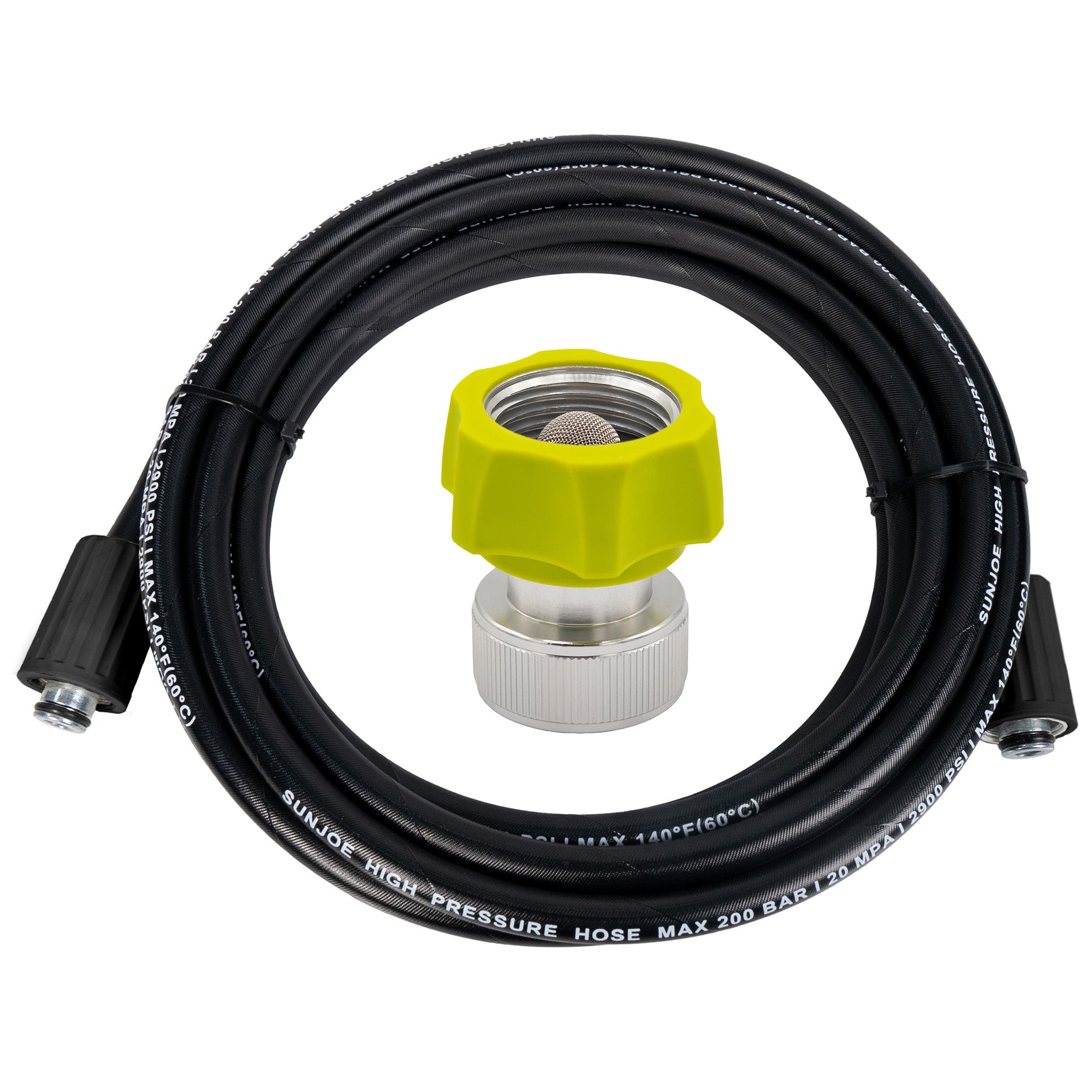 Sun Joe 3/4" Aluminum Pressure Washer Garden Hose Adaptor & Replacement Hose - VMInnovations