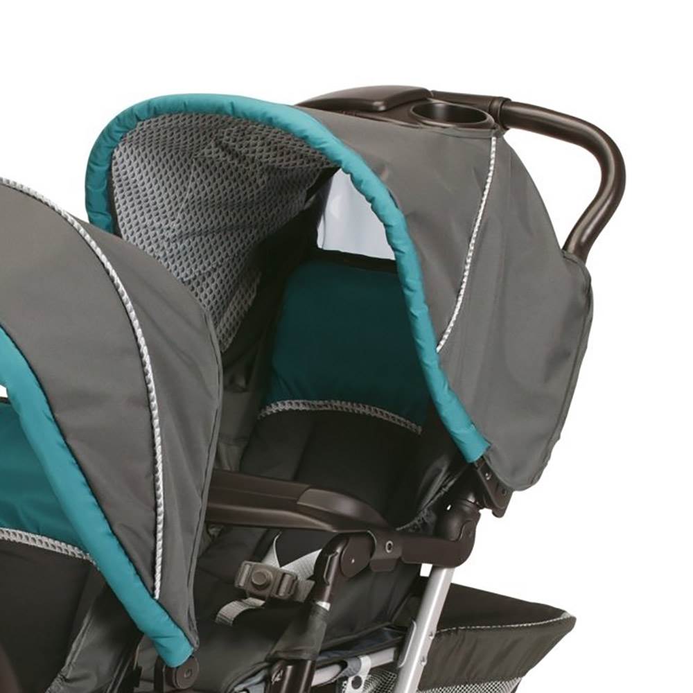 Graco DuoGlider Tandem Folding Double Baby Stroller - Dragonfly (Lightly Used)