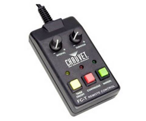 CHAUVET FC-T Wired Fog Machine Time Set Remote + FJU Fog/Smoke Juice Gallon