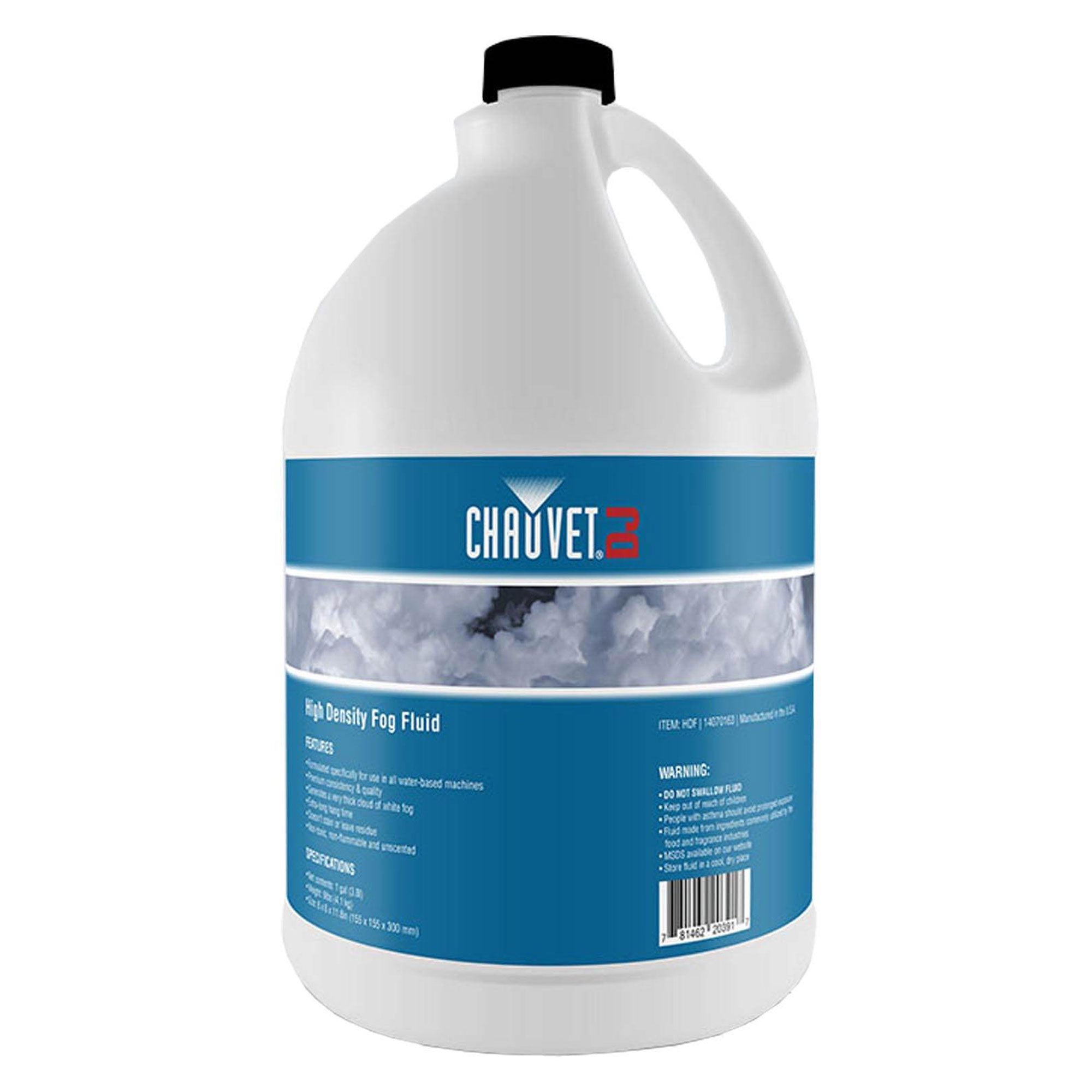 CHAUVET FJU Fog/Smoke Machine Juice Gallon + HDF High Density Fog Fluid Gallon