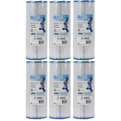 Unicel C-4950 Hot Tub and Spa 50 Sq. Ft. Replacement Filter Cartridge (6 Pack)
