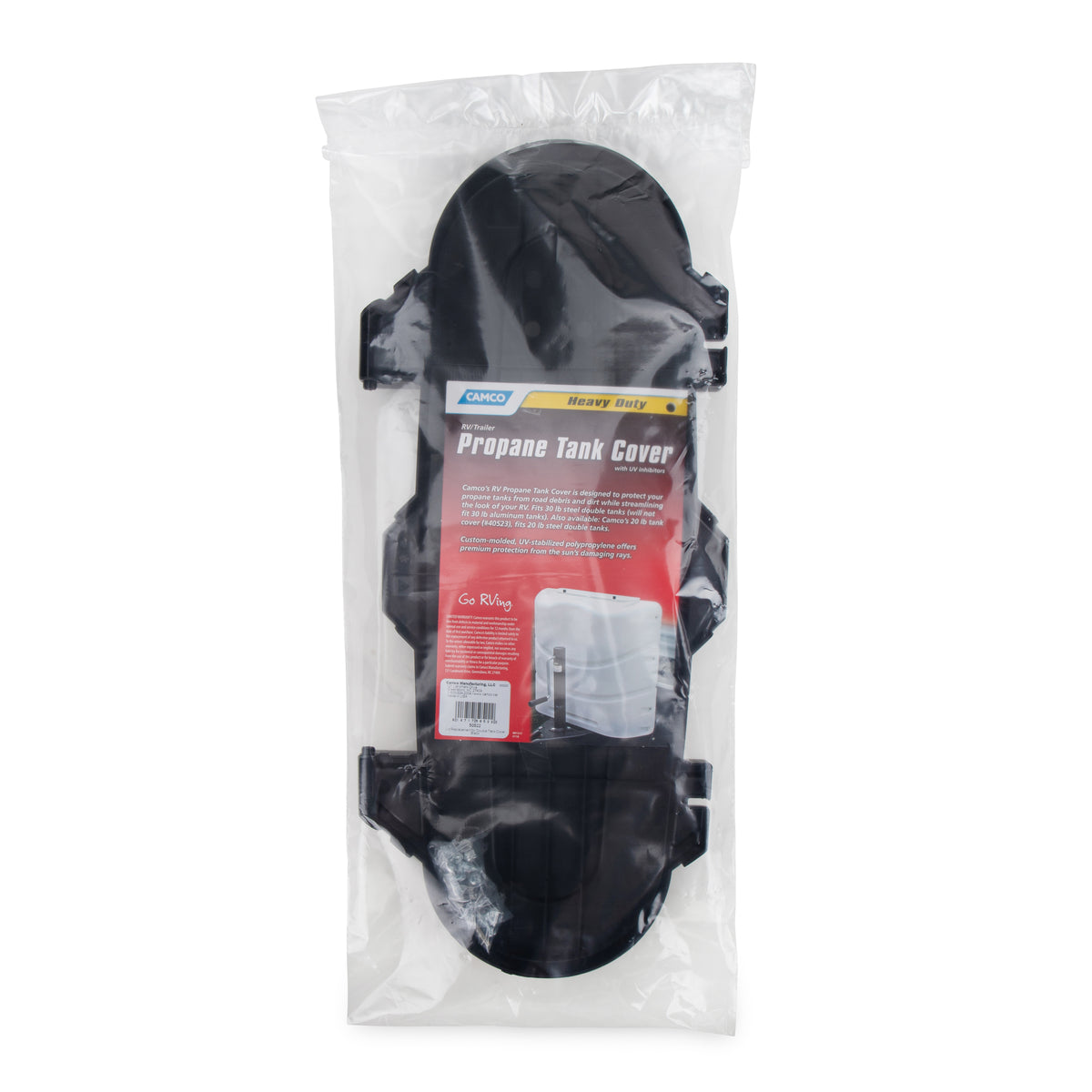 Camco Replacement Cap Kit with Attachment Hardware, Double RV Propane Tank Cover - VMInnovations