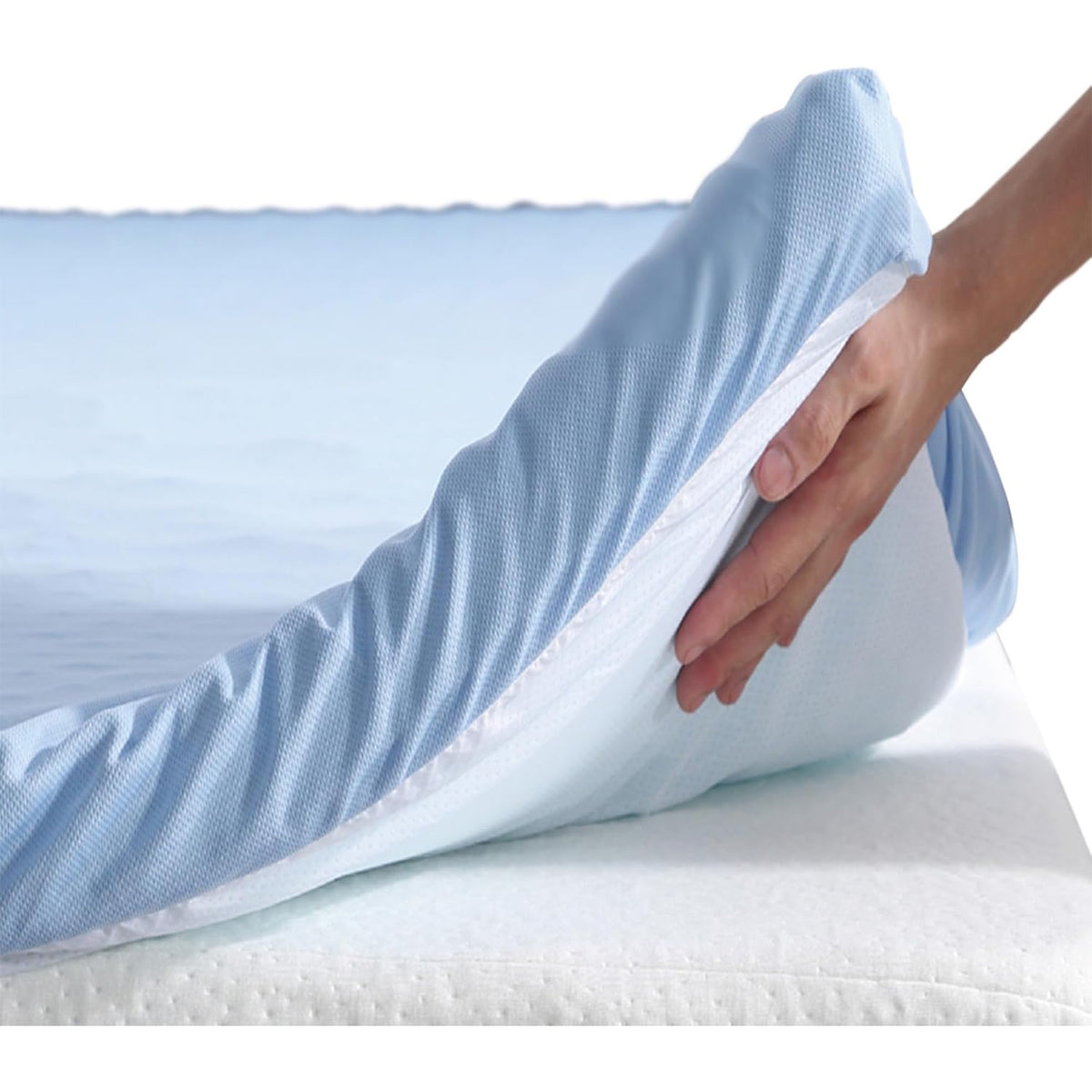 Roost Sleep Cool Cloud 3" Gel-Infused Memory Foam Cooling Mattress Topper, Queen