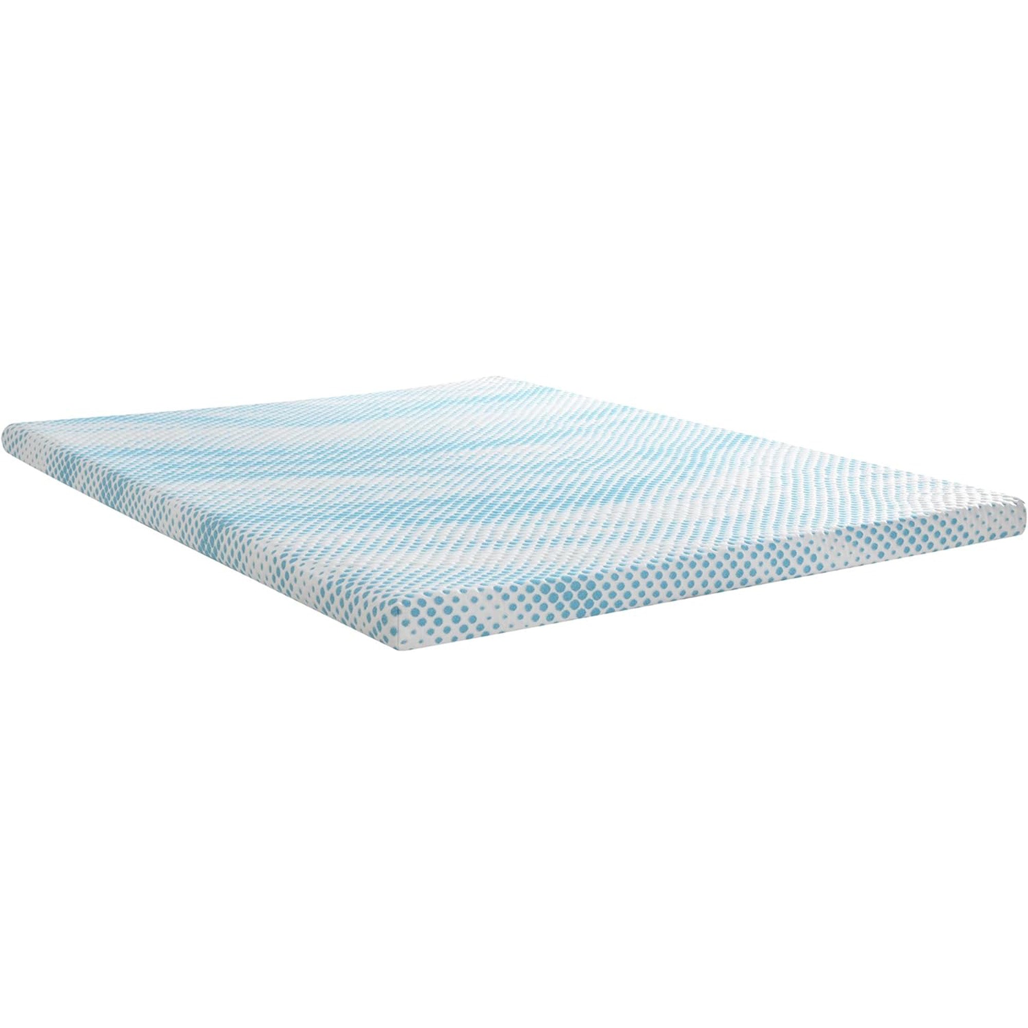 Roost Sleep Cool Cloud Supreme 3" Gel Memory Foam Cooling Mattress Topper, Queen (Used)