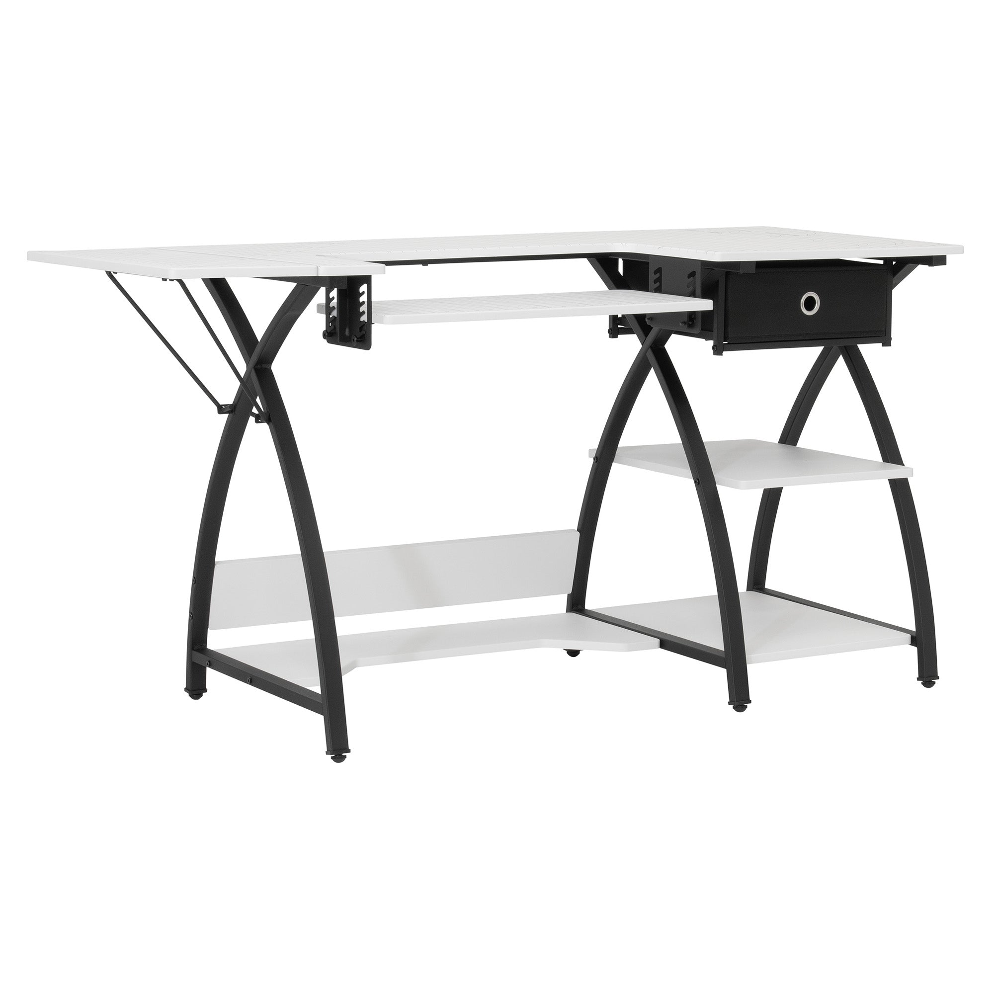 Sew Ready Comet Plus Craft Sewing Table with Accurate Fabric Cutting Grid-Top (Open Box)