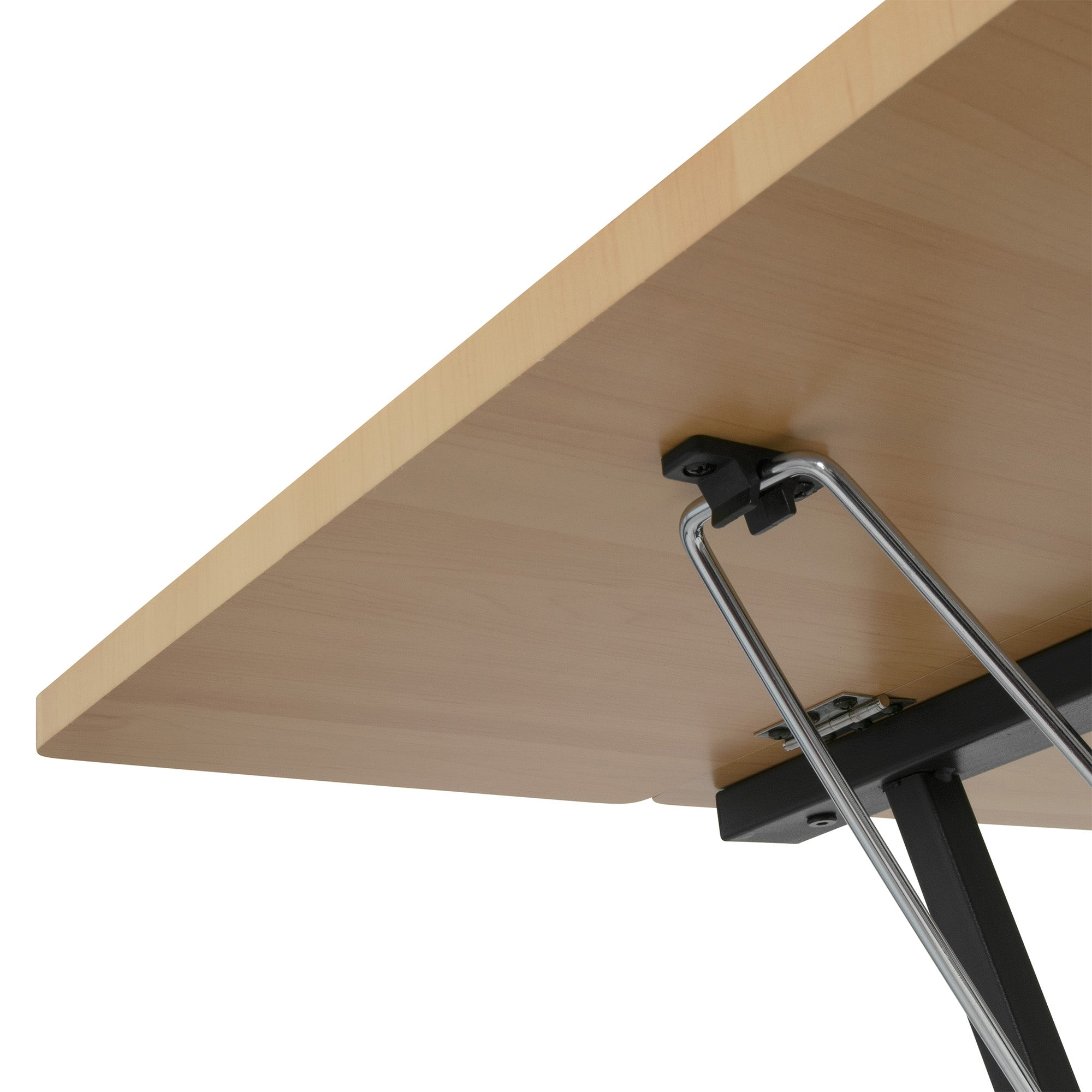 Sew Ready Eclipse Hobby Sewing Table with Storage Drawer and Shelves, Maple