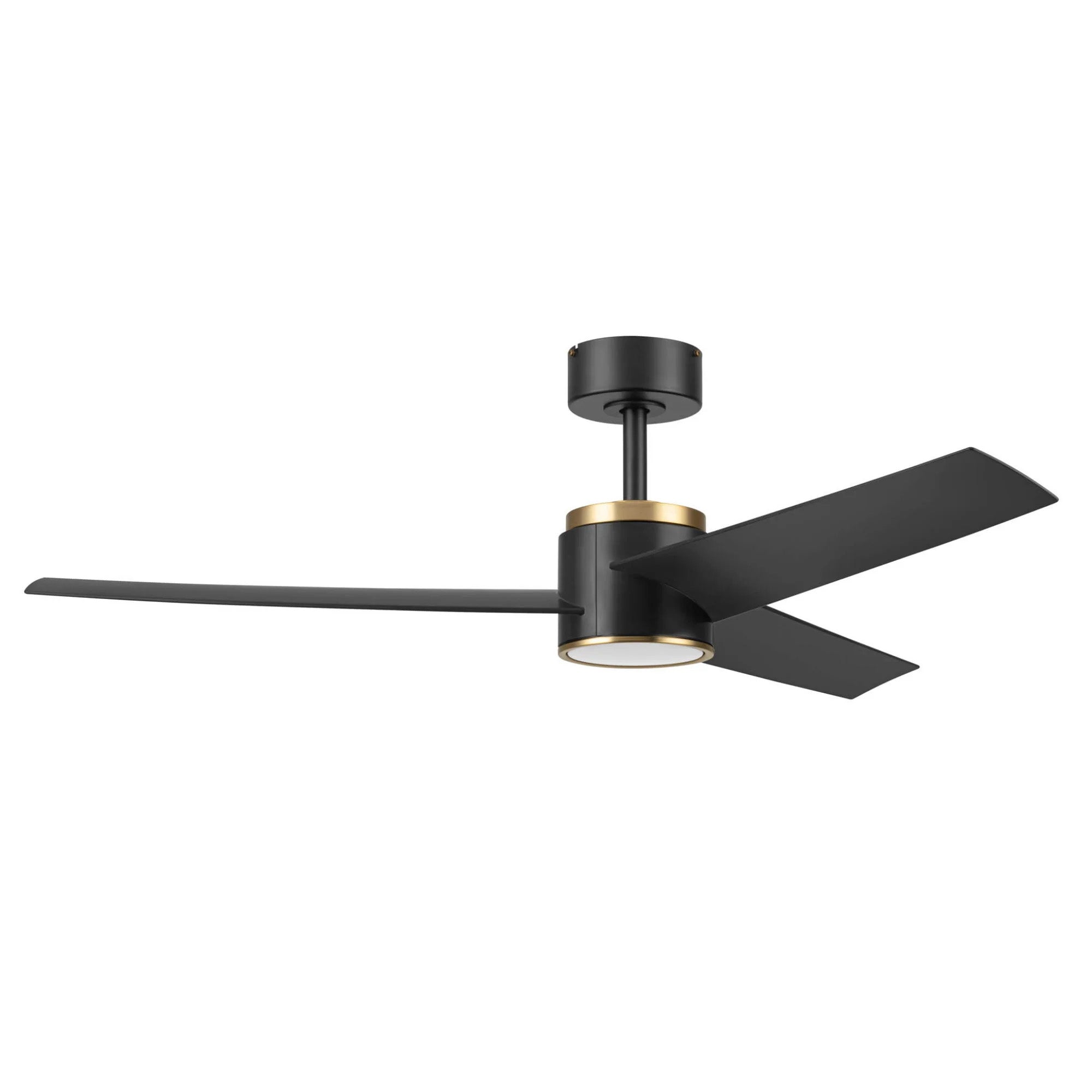 Honeywell Altan 52 Inch Ceiling Fan with LED Light & Remote, Matte Black/Gold