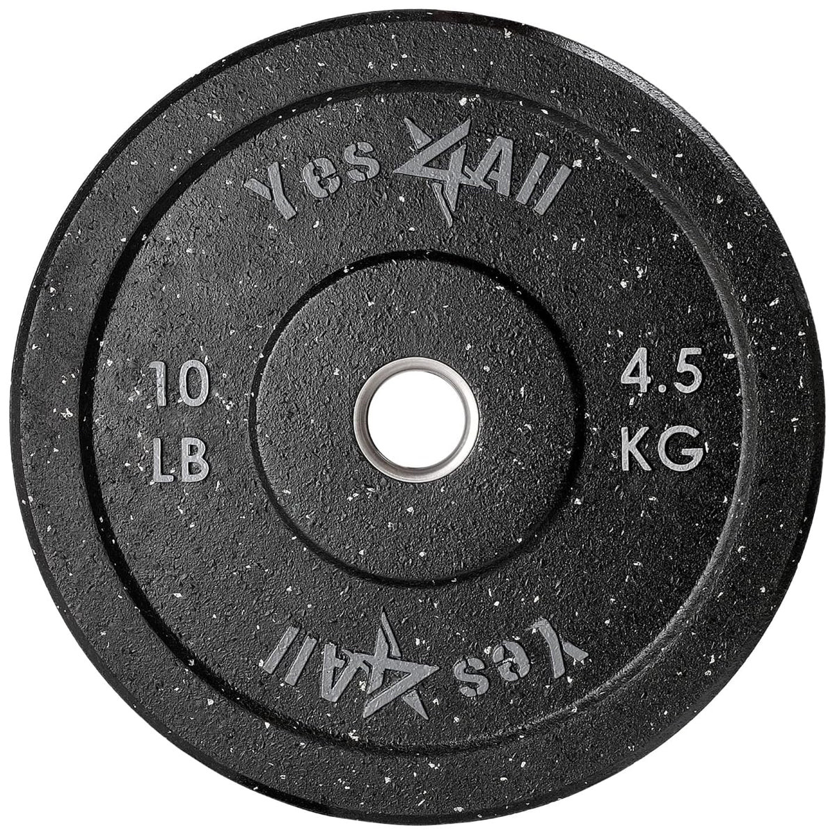 Yes4All 2" Bumper Plate, 10 lb Olympic Rubber Weight Plate for Weightlifting