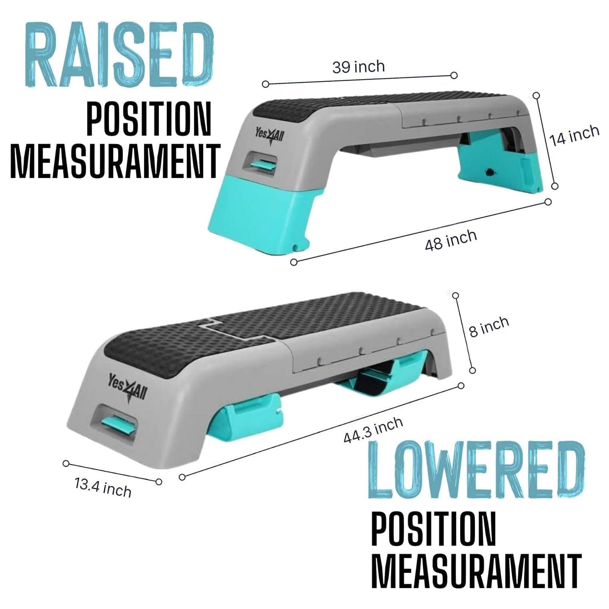 Yes4All Multifunctional Aerobic Deck Fitness Station for Cardio and Strength