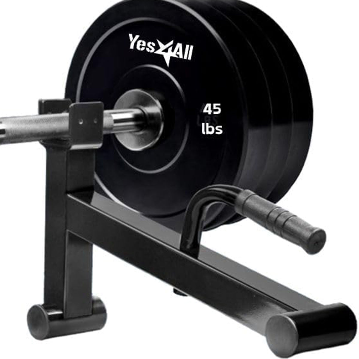 Yes4All Deadlift Weight Training Barbell Jack Stand, Holds 600lb Weight Plates