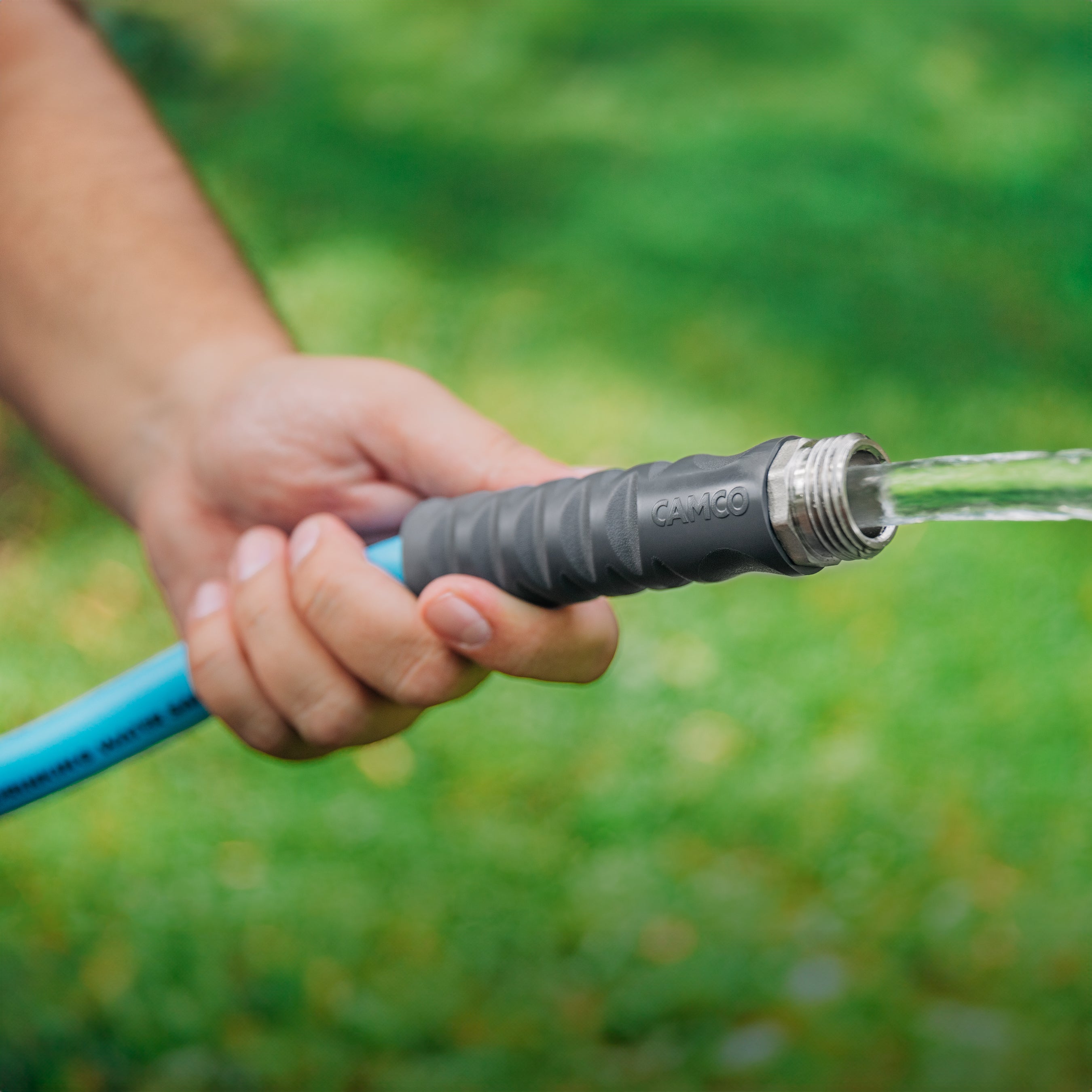 Camco EVOFlex 25 Ft RV Drinking Water Hose with Extra Flexible Design, Blue