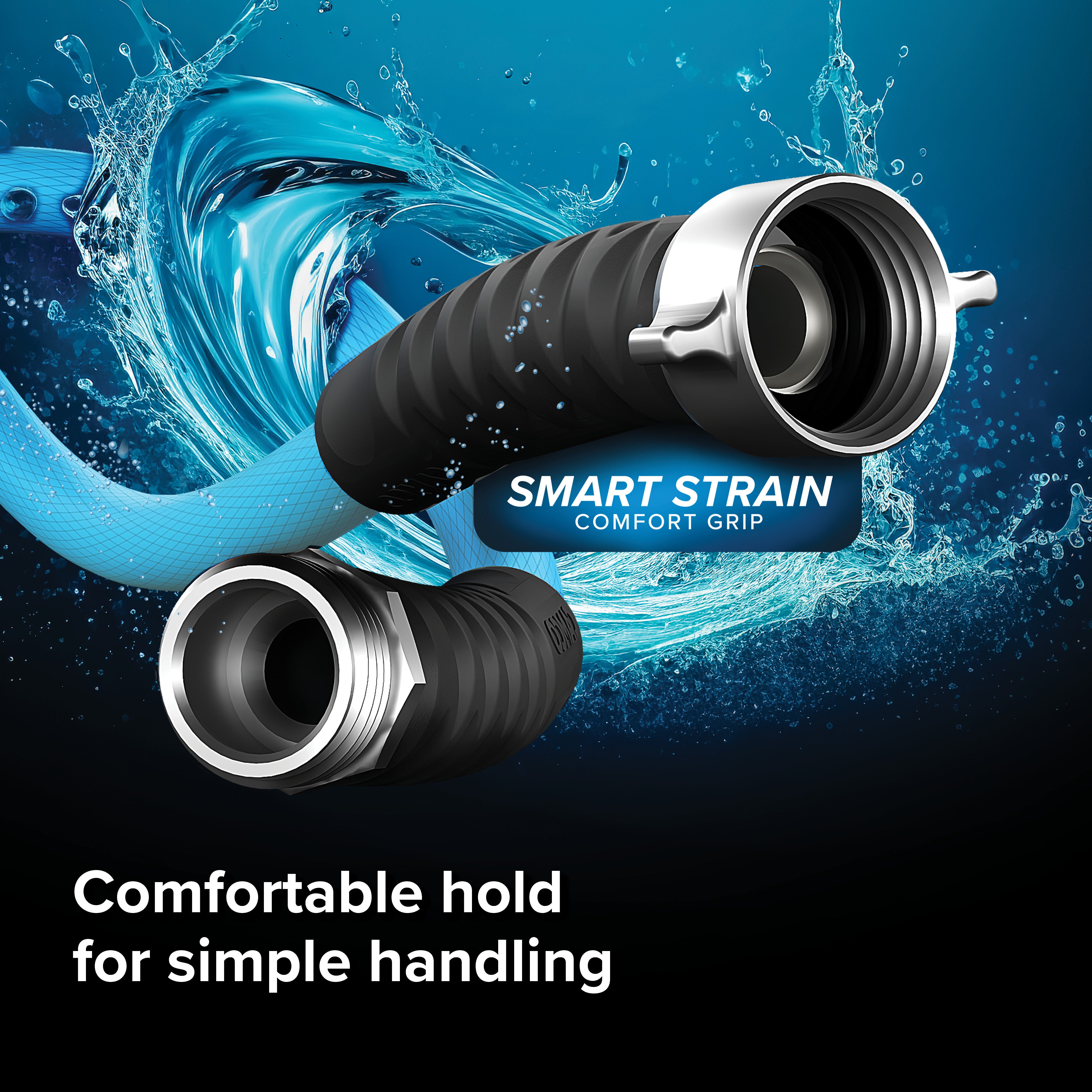 Camco EVOFlex 35 Ft RV Drinking Water Hose with Extra Flexible Design, Blue